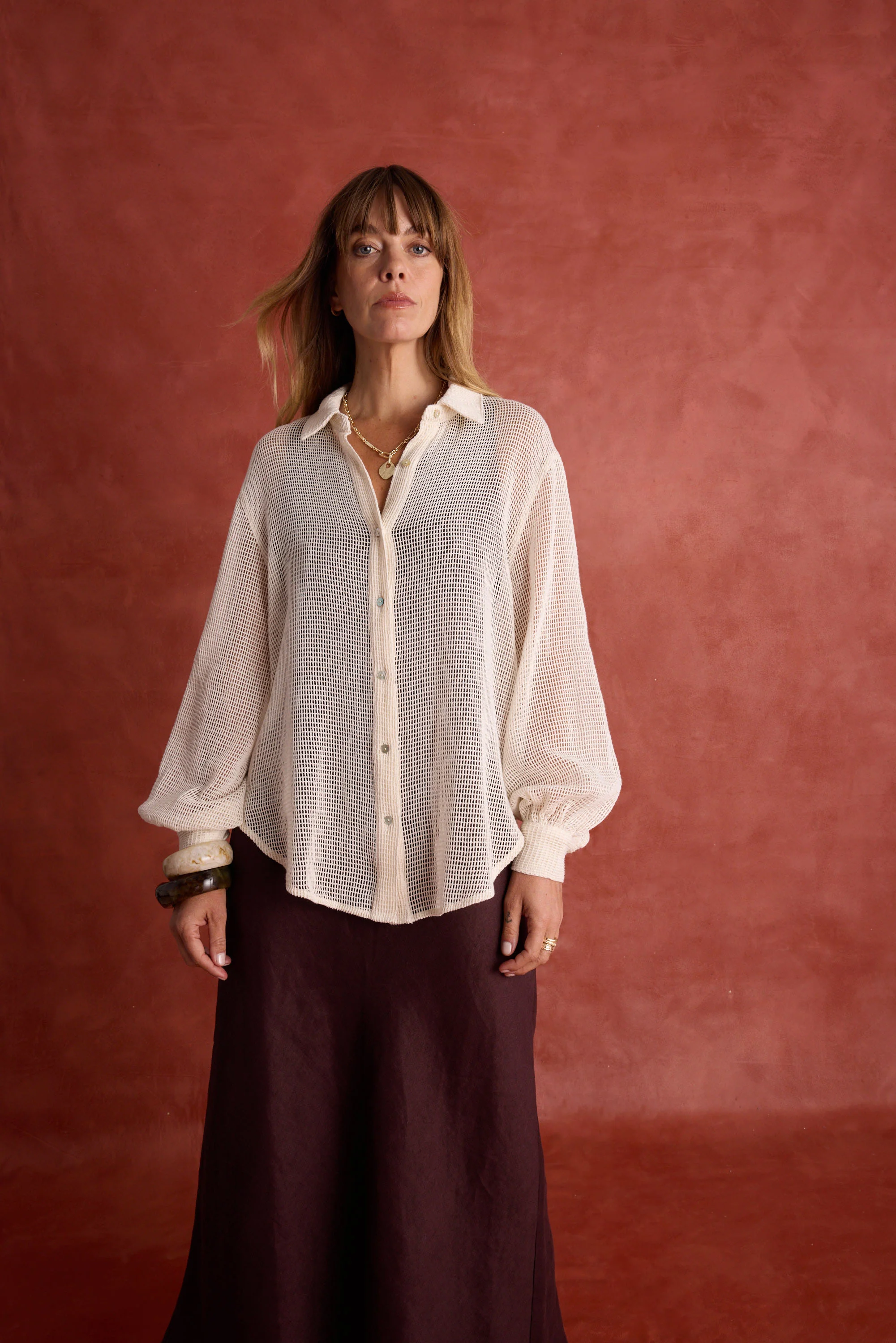Sabine Mesh Shirt - Image 3