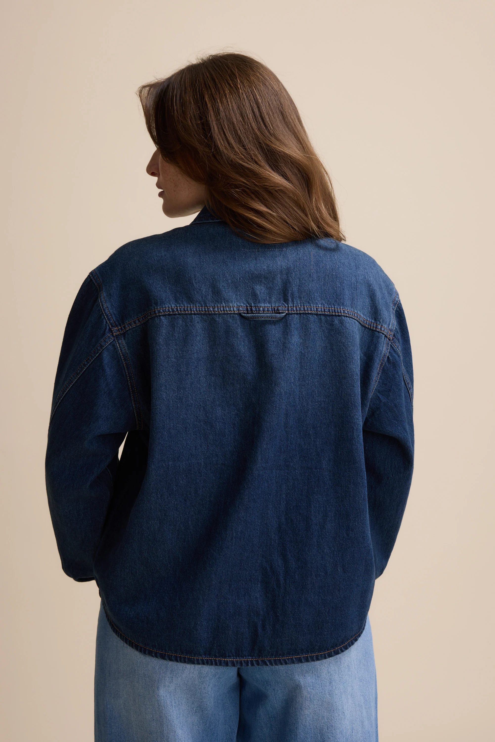Sabrina Cropped Denim Jacket - Image 6