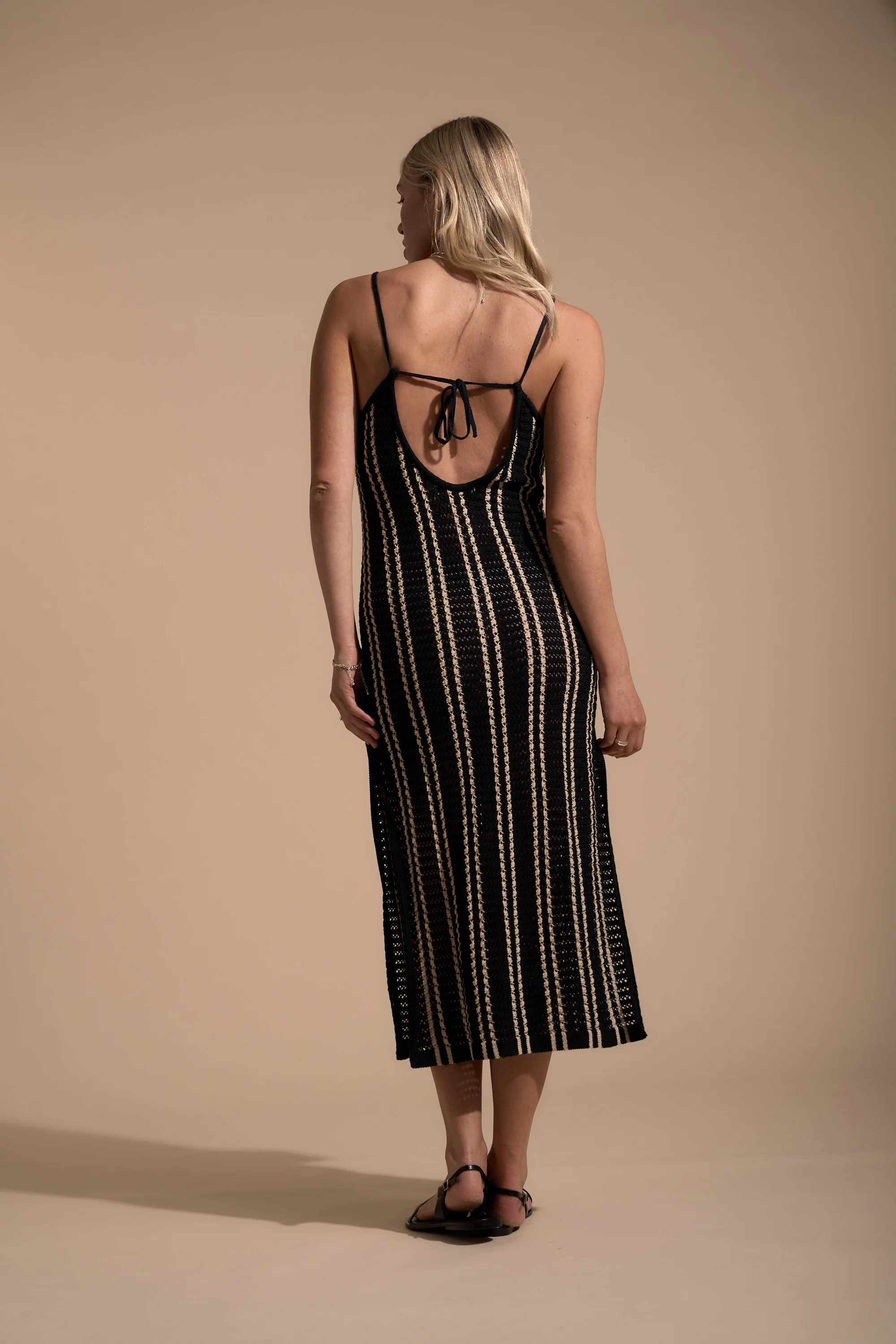 Sandy Crochet Detail Beach Dress - Image 4