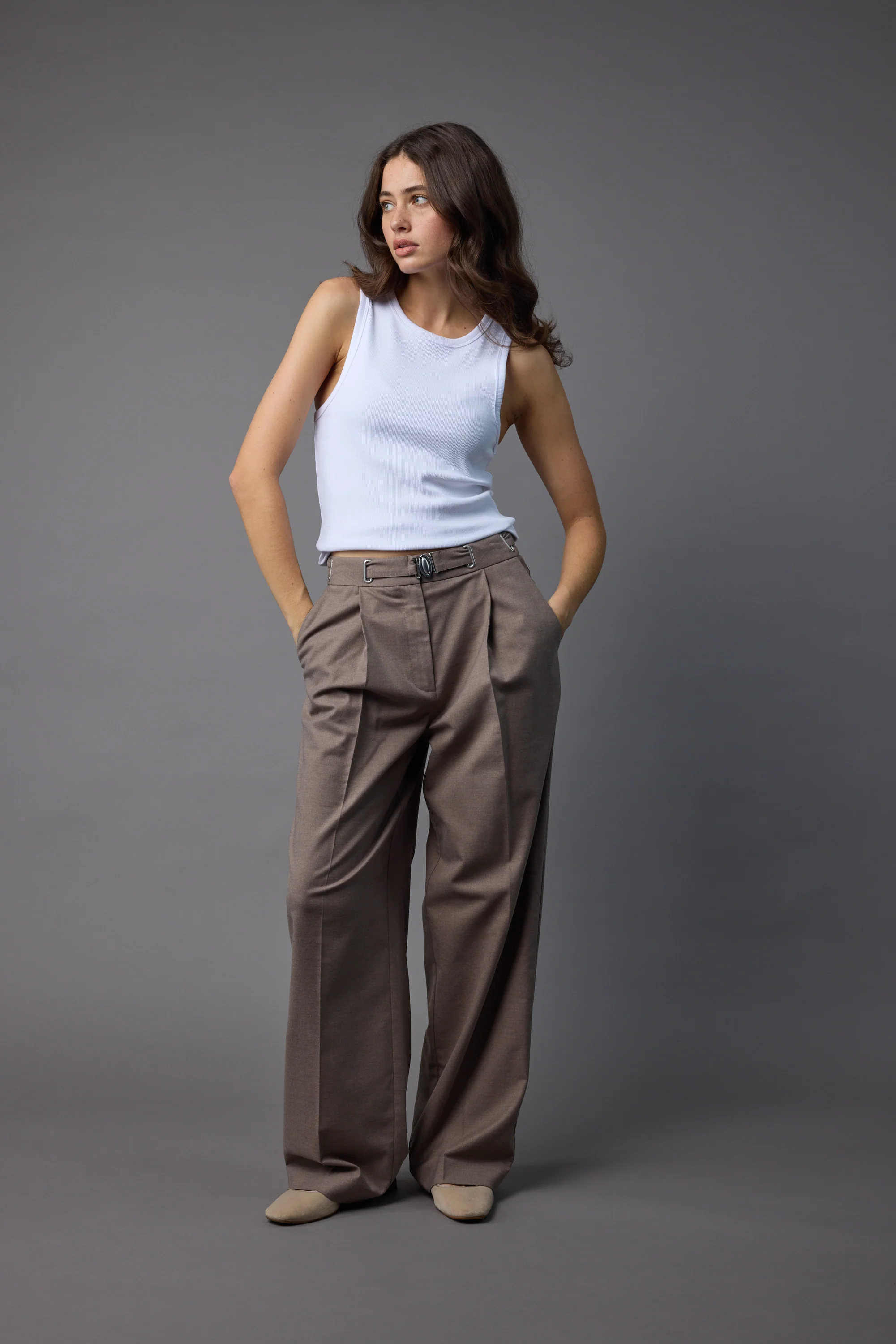 Sarah Buckle Detail Pant - Image 2