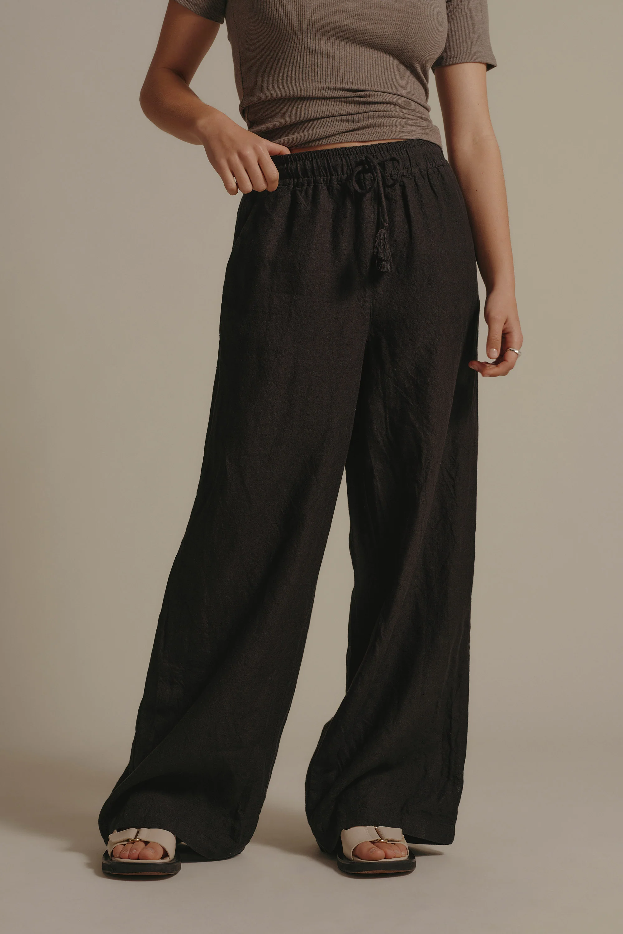 Seacomber Wide Leg Linen Pant - Image 3