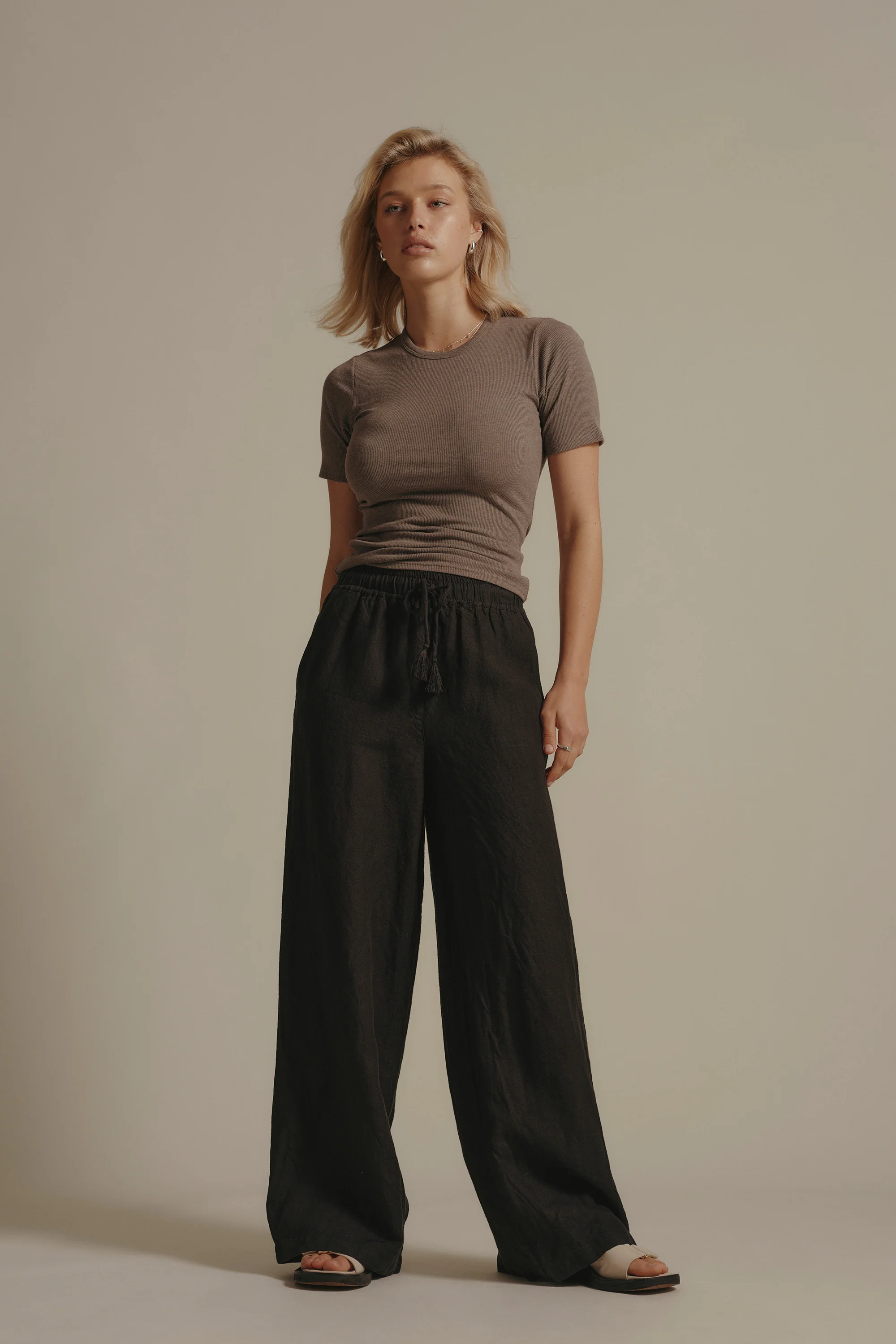 Seacomber Wide Leg Linen Pant - Image 4