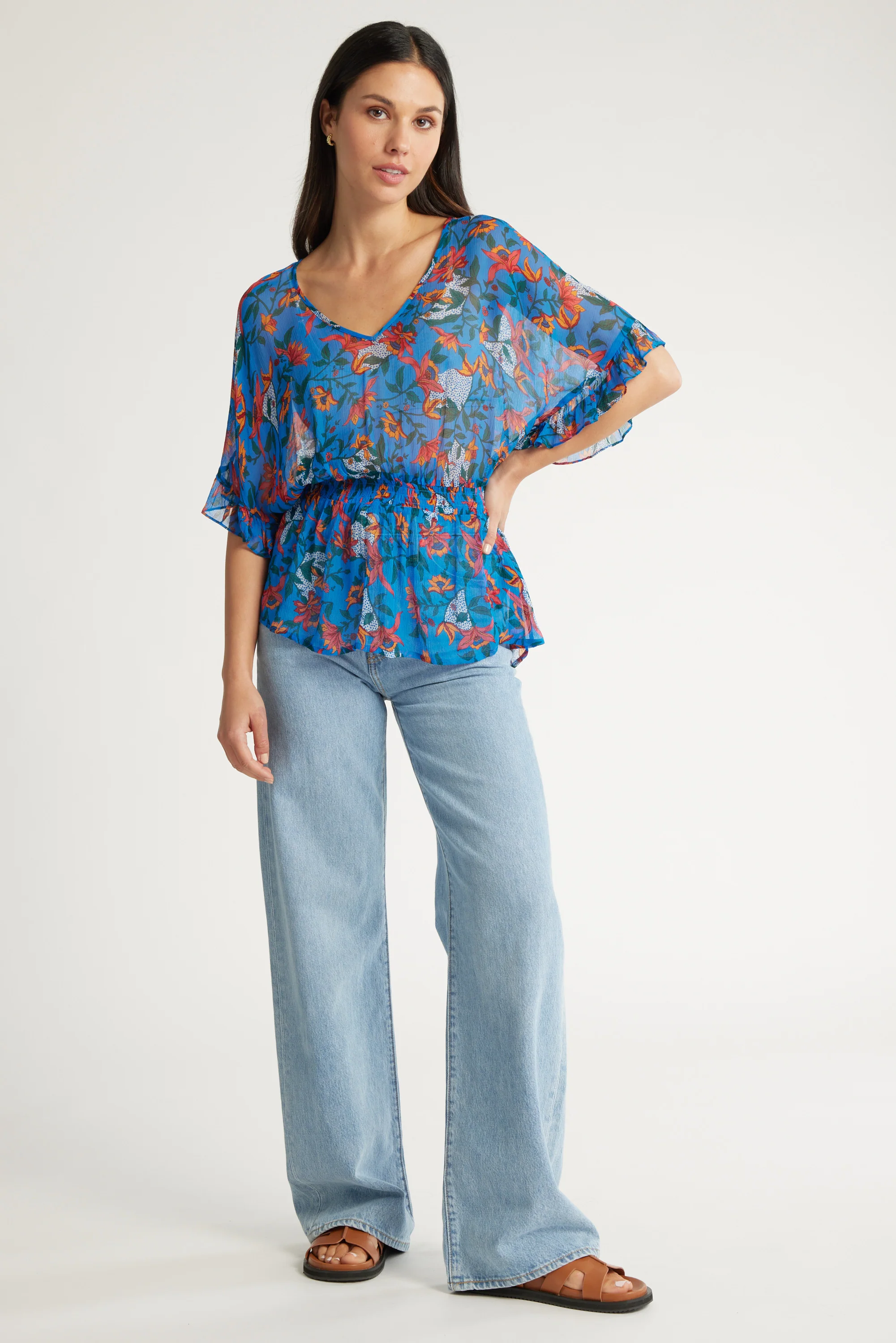 Selena Frill Detail Top - Image 2