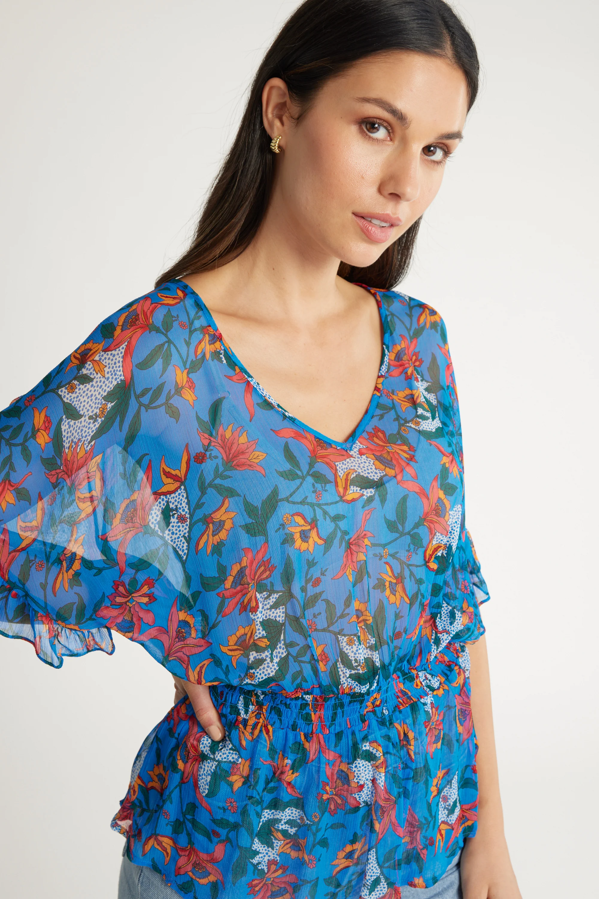 Selena Frill Detail Top - Image 3