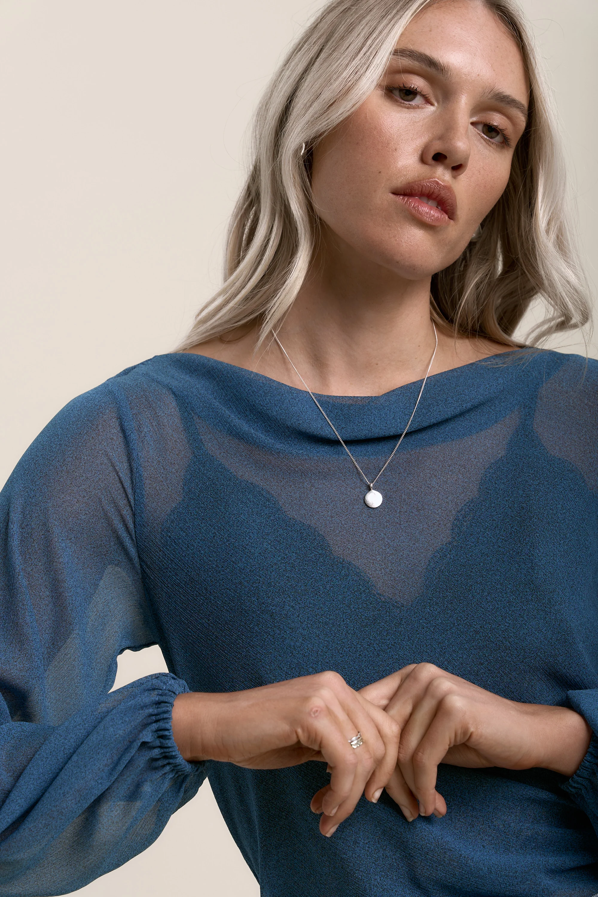 Serena Cowl Neck Top - Image 4