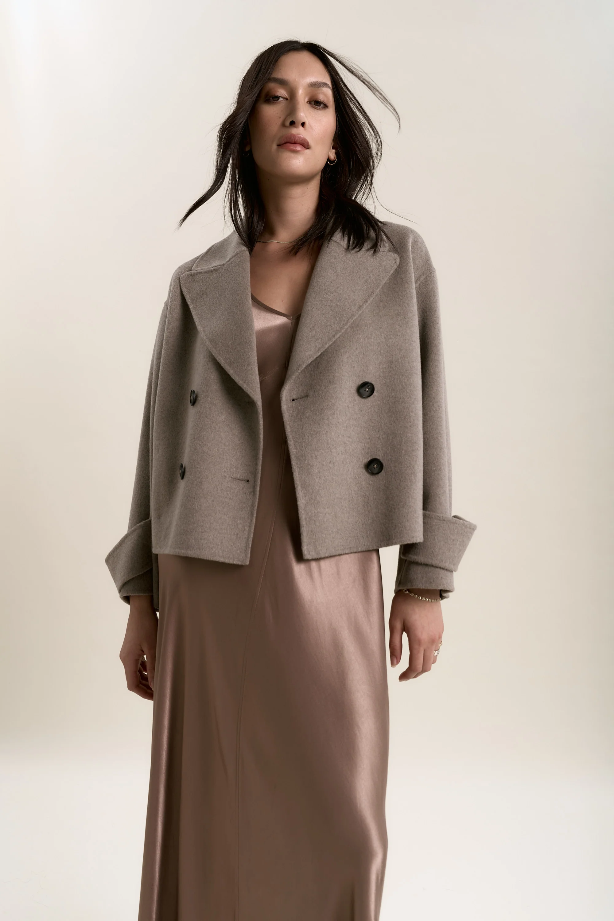 Shanelle Cropped Coat - Image 3