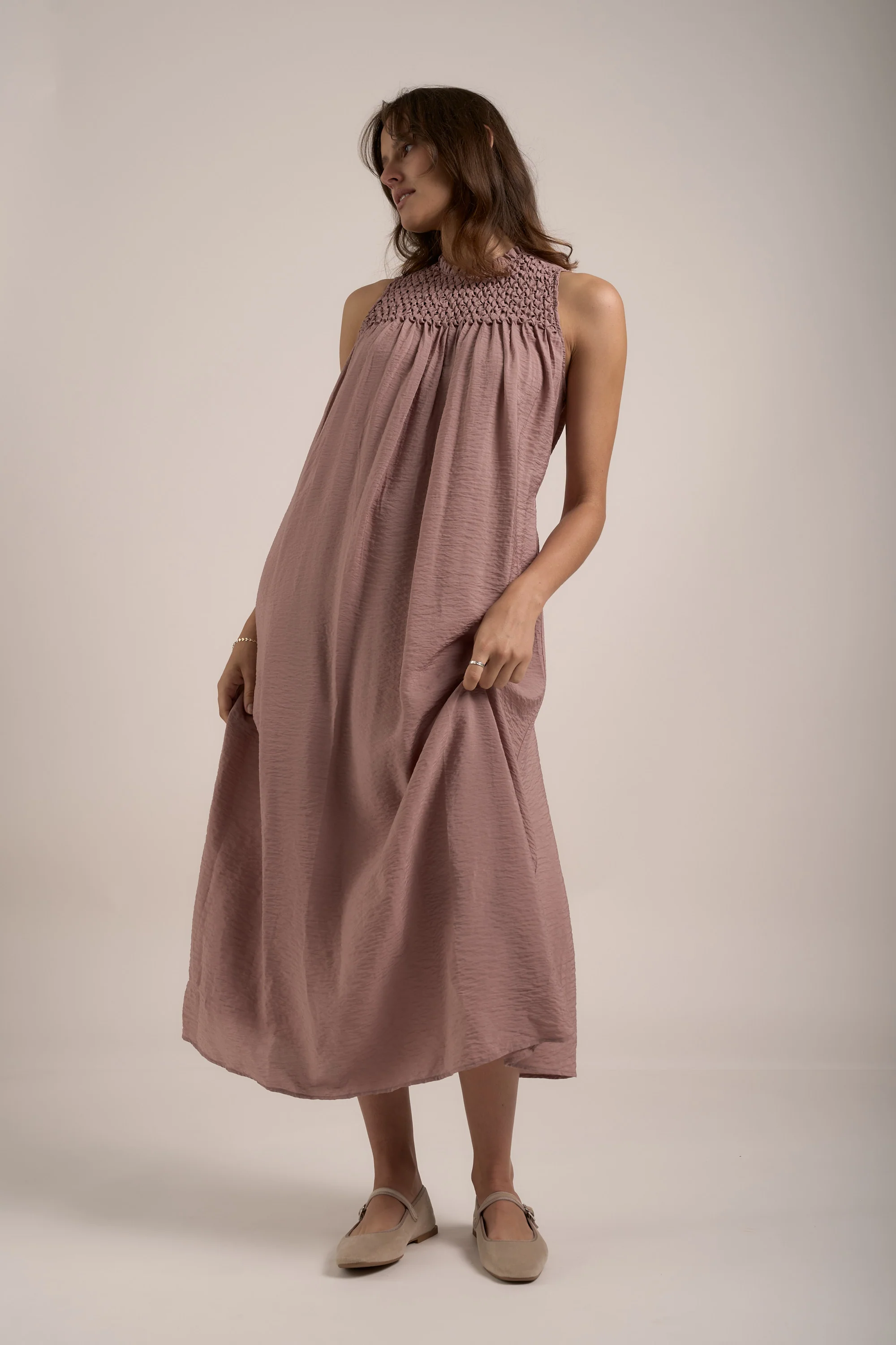Sherry Smock Detail Dress - Image 3