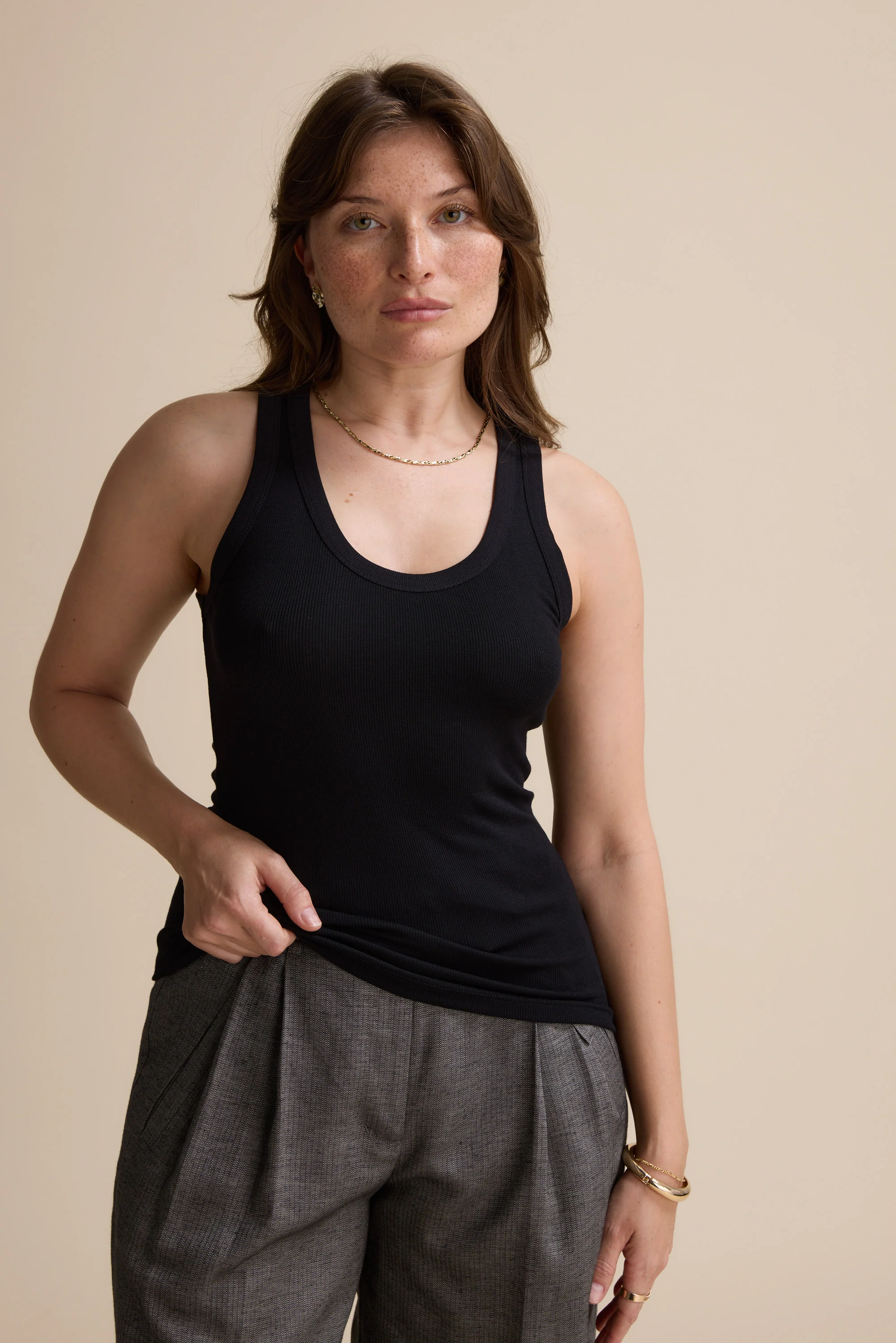 Sienna Ribbed Tank - Image 2