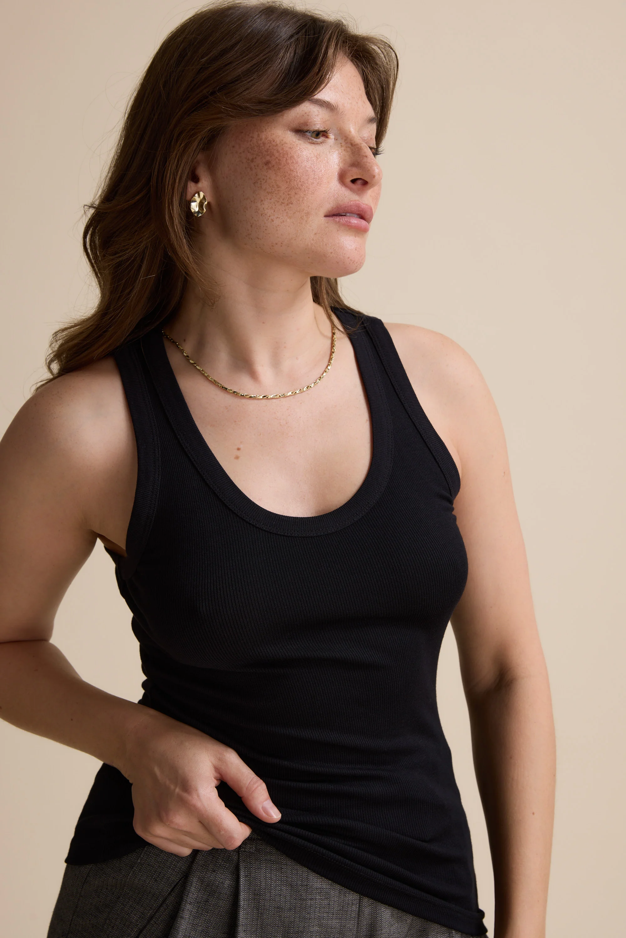 Sienna Ribbed Tank - Image 3