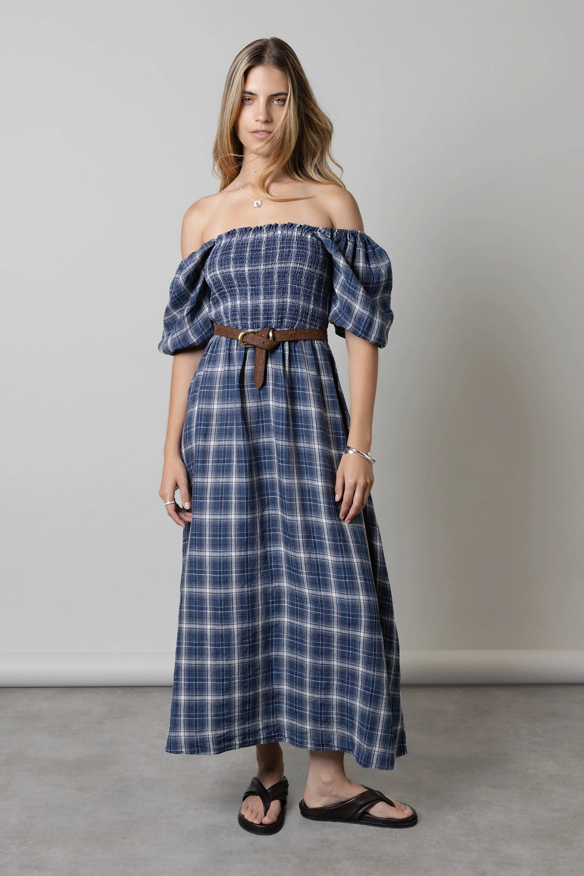Sienna Shirred Bodice Dress - Image 4
