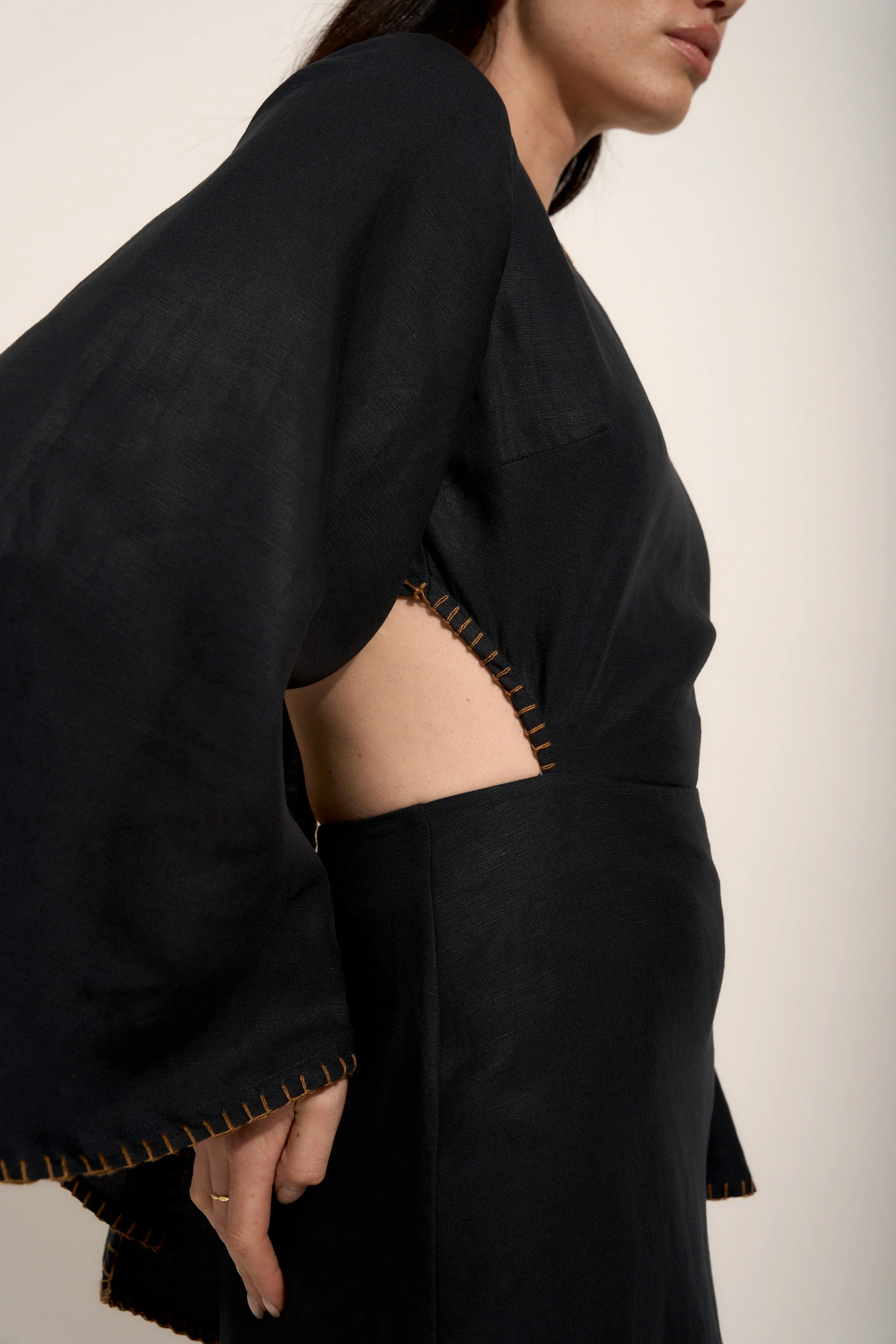 Sienna Stitch Detail Dress - Image 5