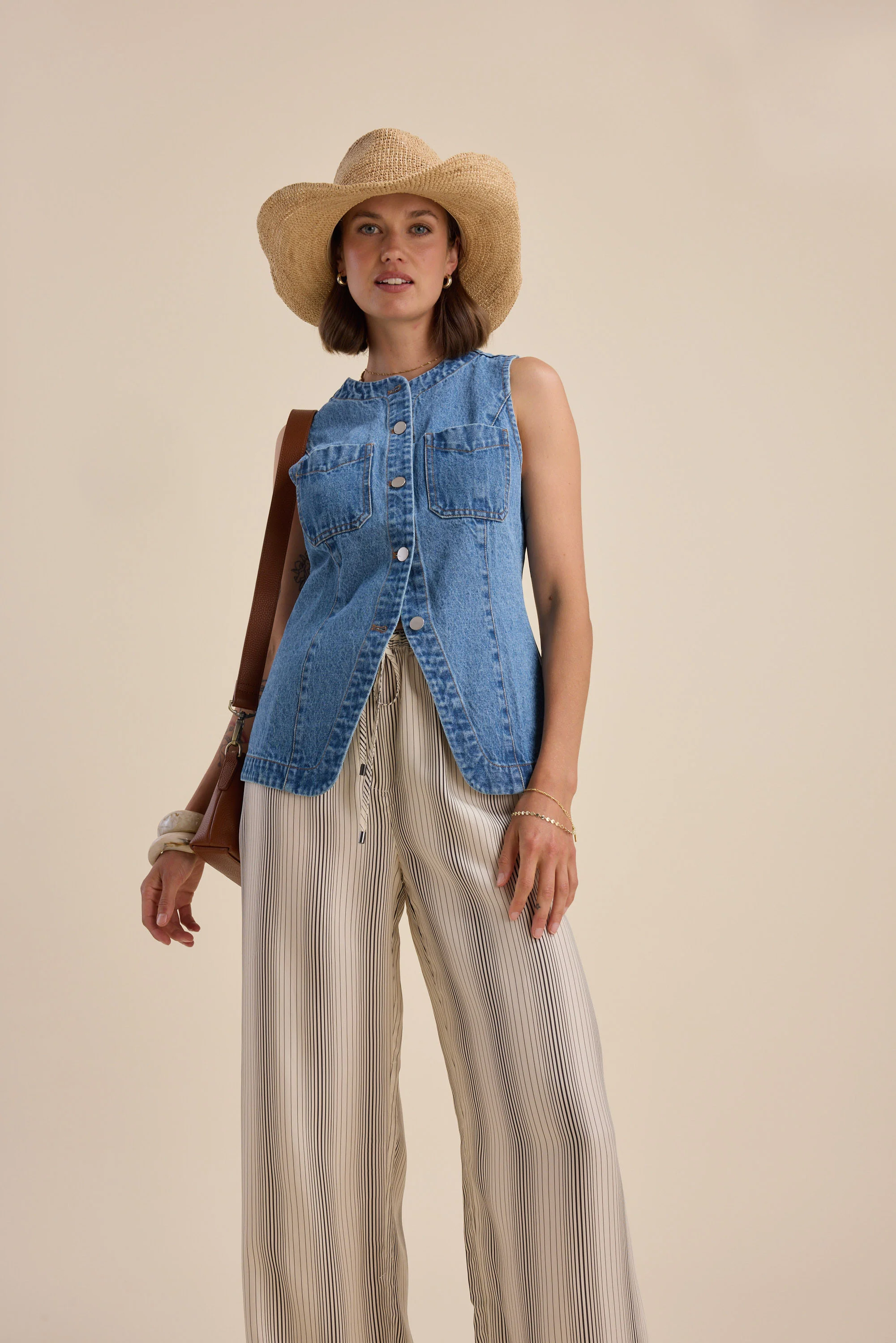 Skylar Denim Vest - Image 4