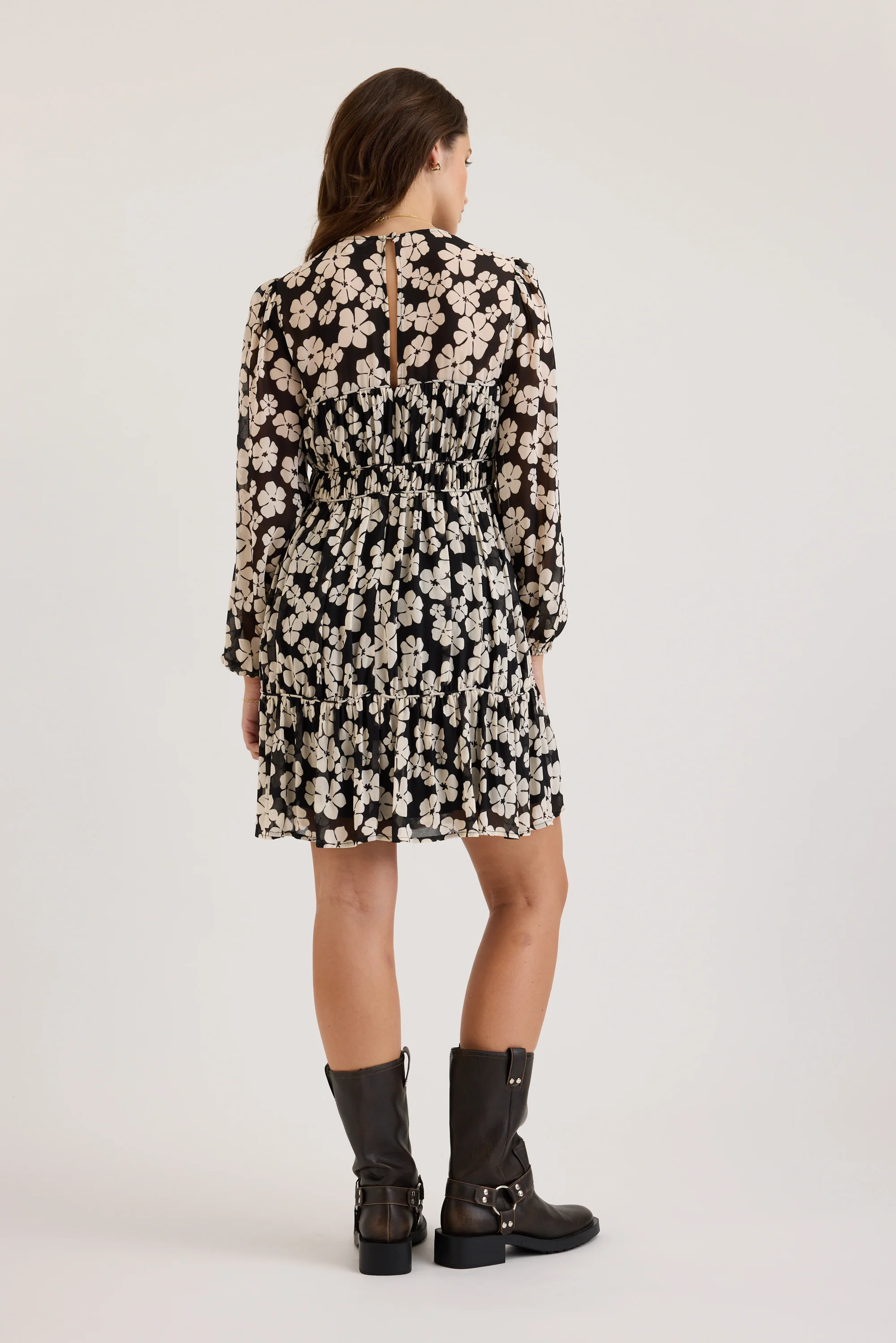 Sofia Seam Detail Dress - Image 4