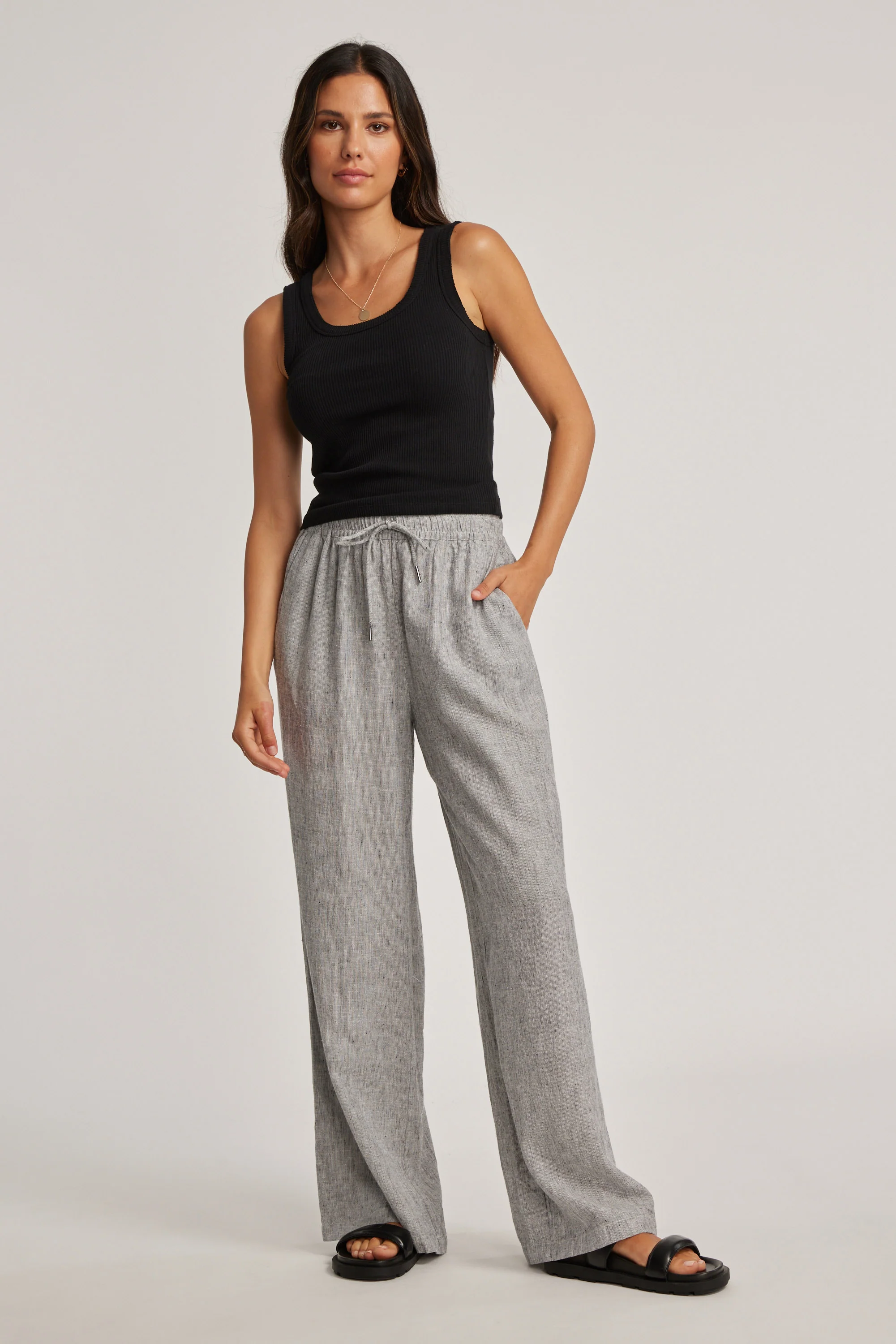 Sophie Organic Cotton Ribbed Tank - Image 4