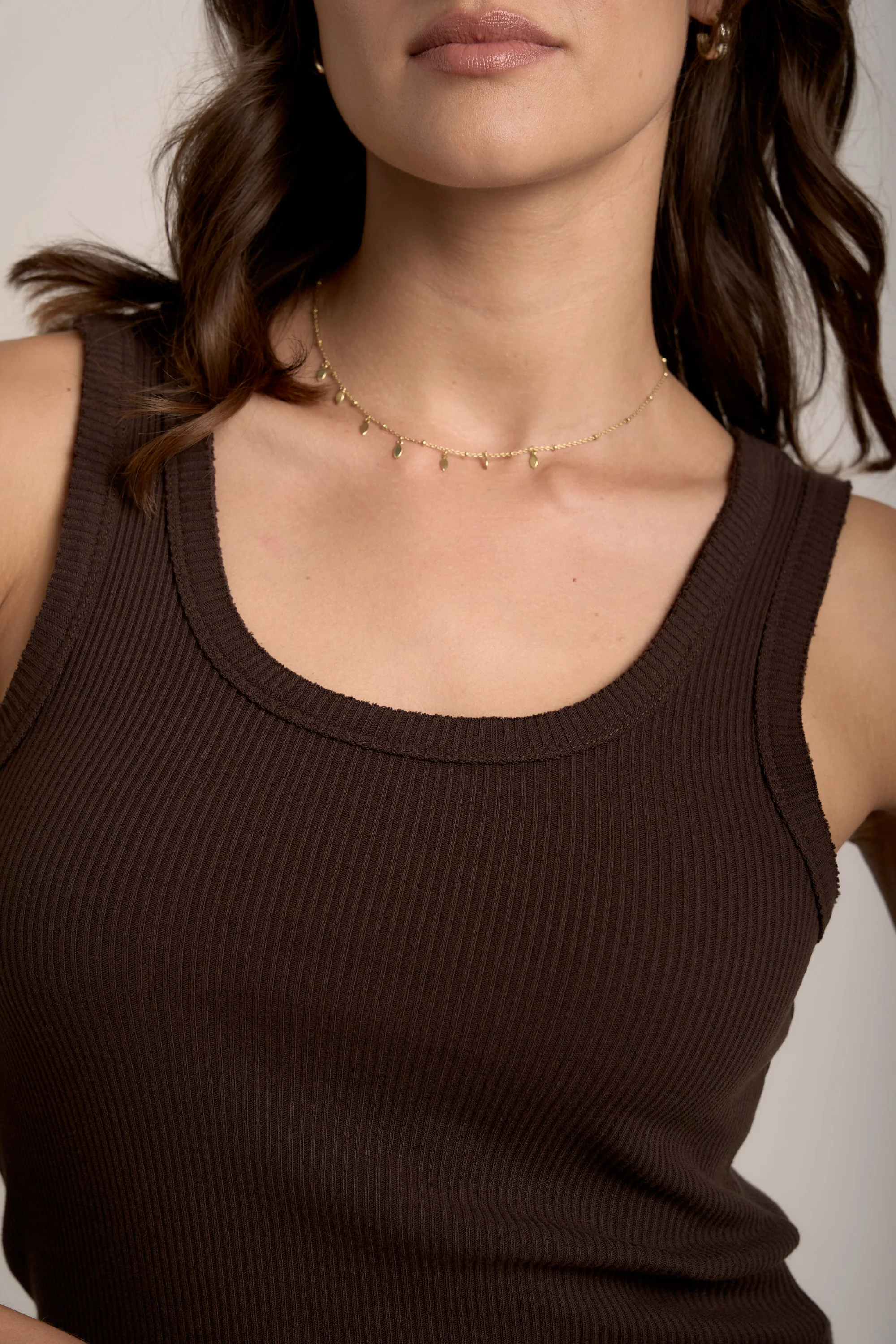 Sophie Organic Cotton Ribbed Tank - Image 5