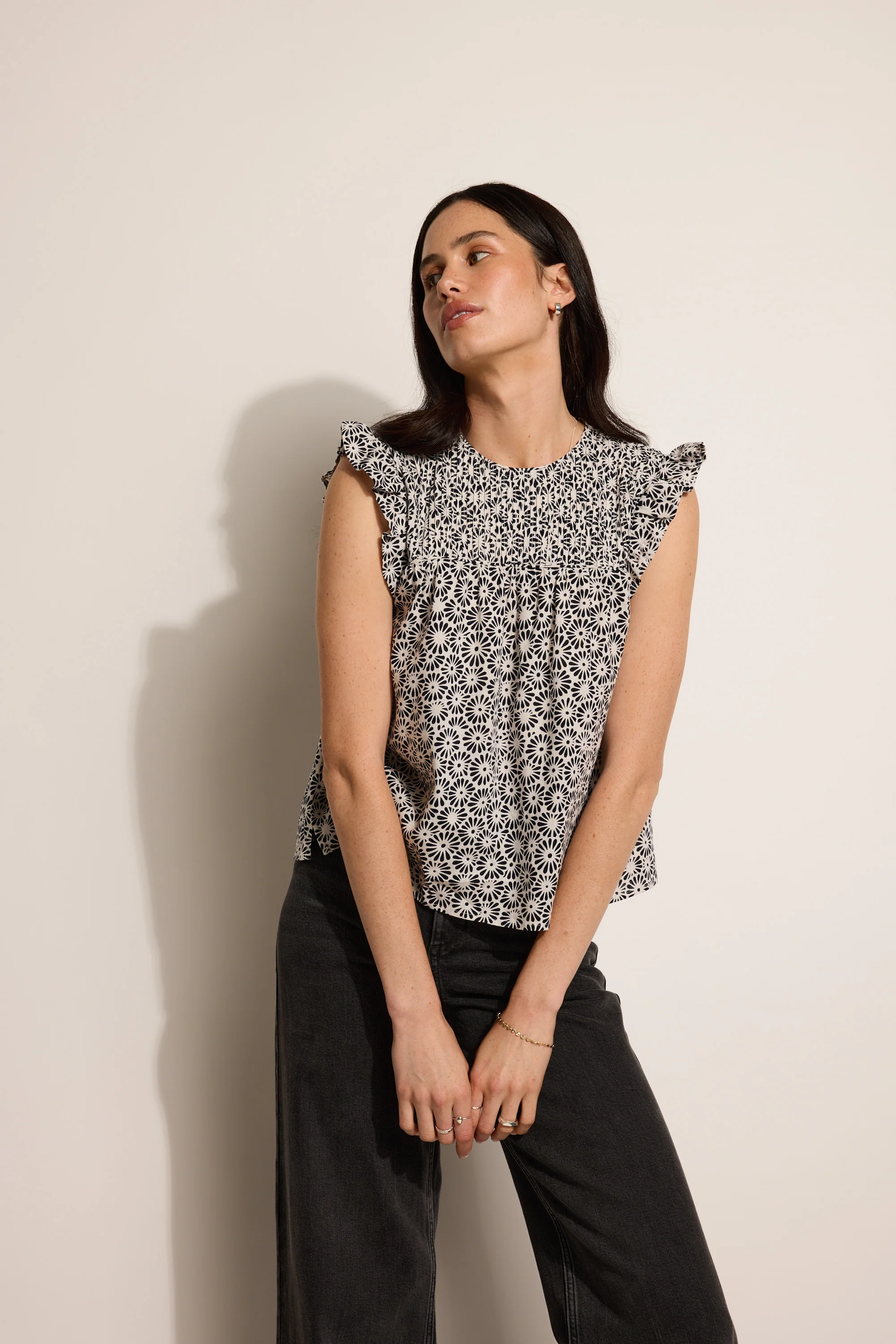 Sophie Pleat Detail Top - Image 2