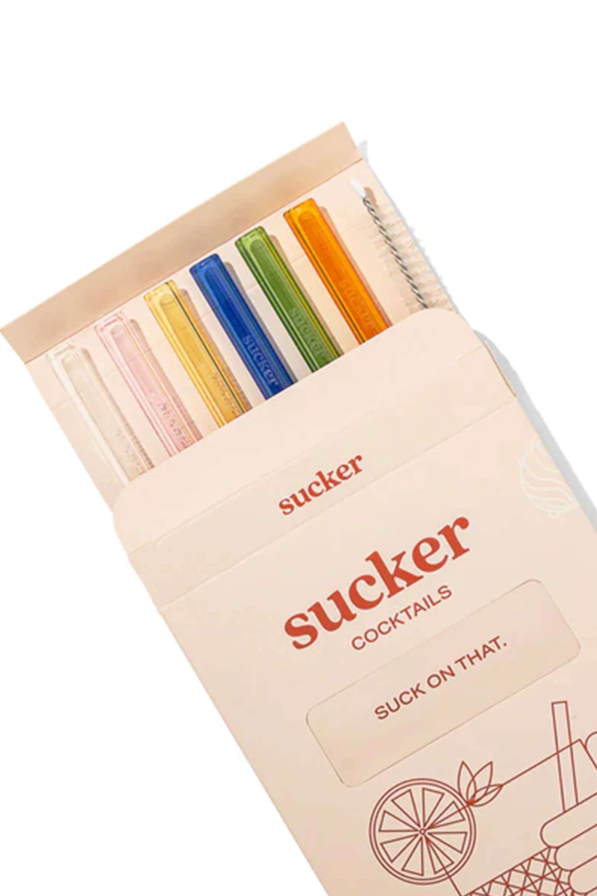 Sucker Cocktail Glass Straws - Image 2