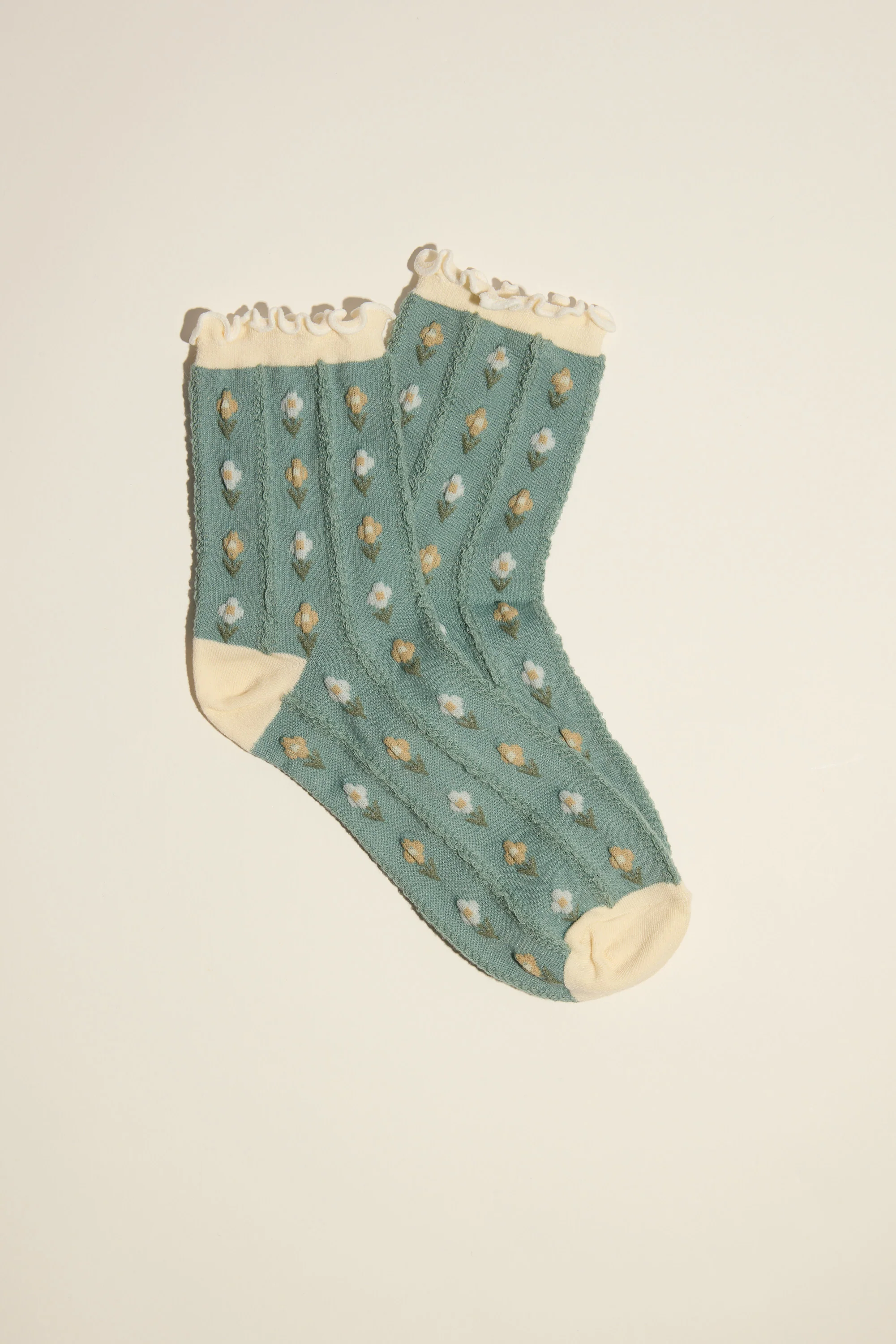 Tessa Linear Floral Socks
