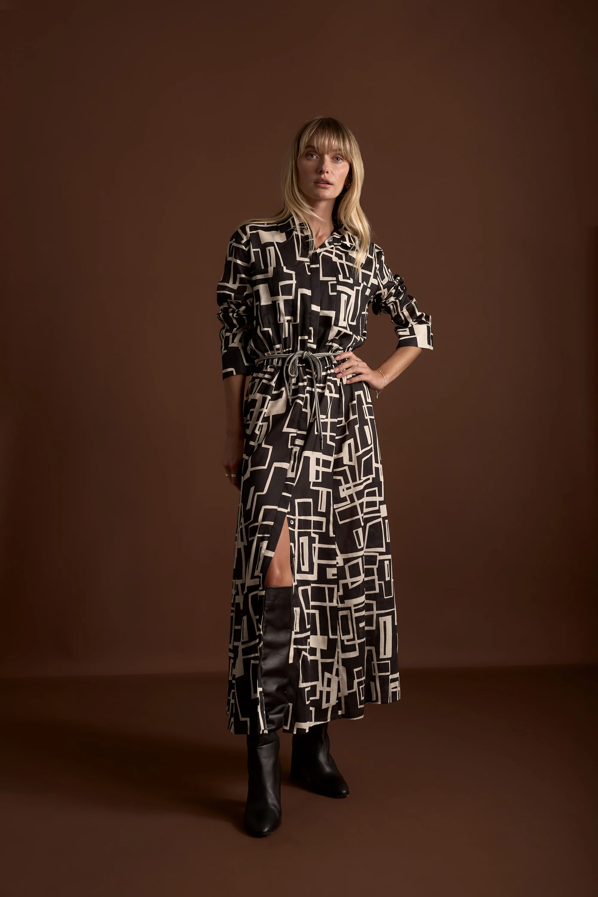The Belted Shirt Dress - Image 2