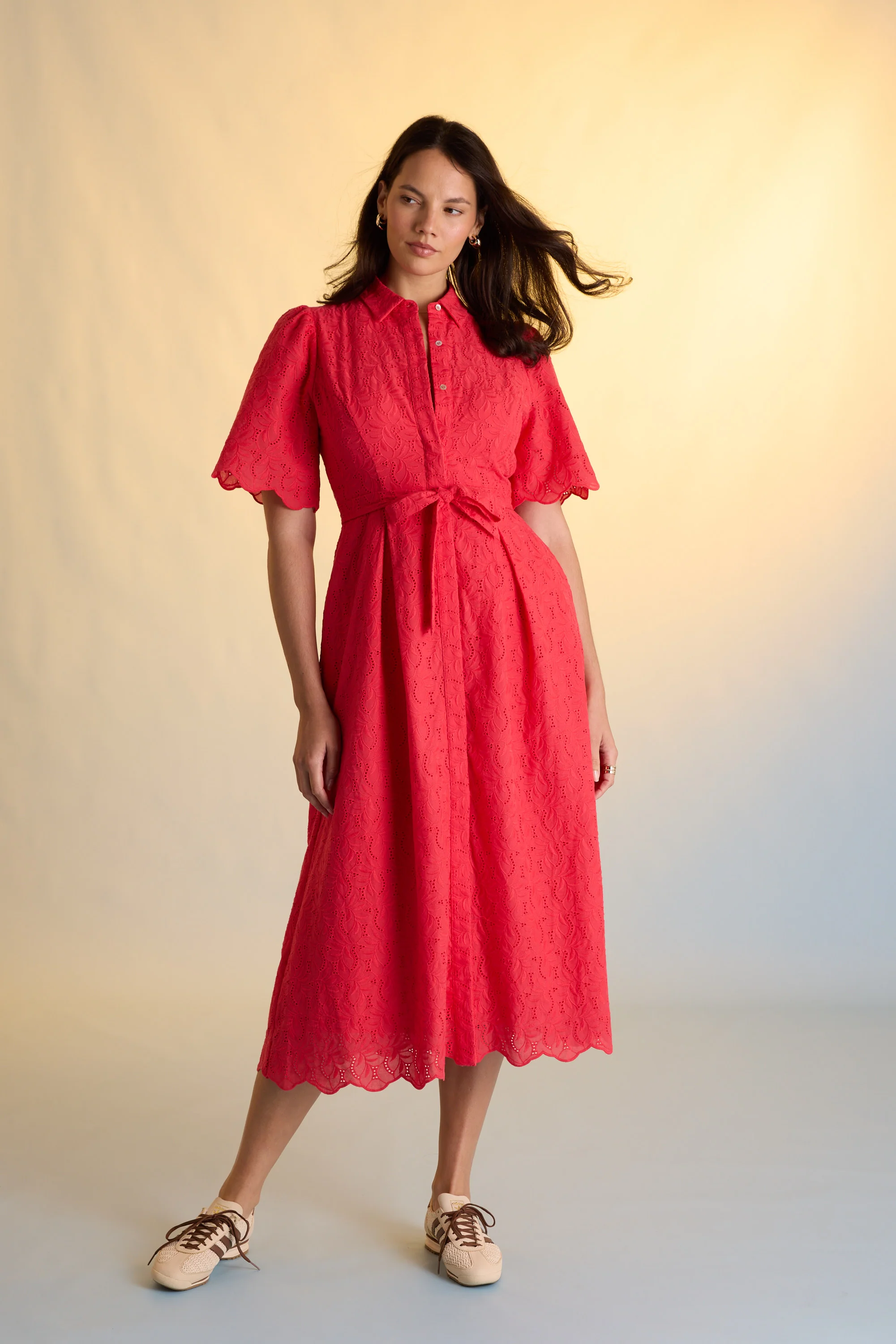 The Broderie Shirt Dress - Image 2