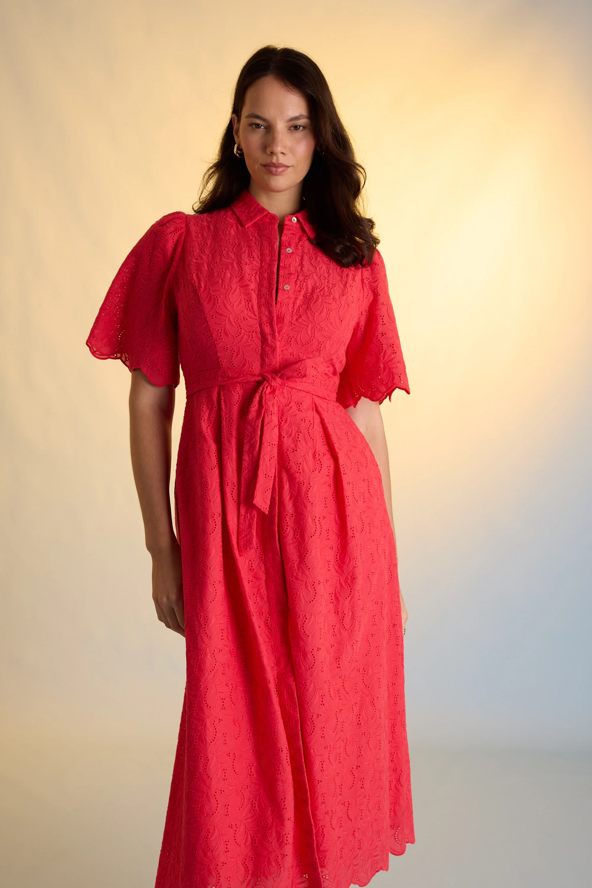 The Broderie Shirt Dress - Image 4