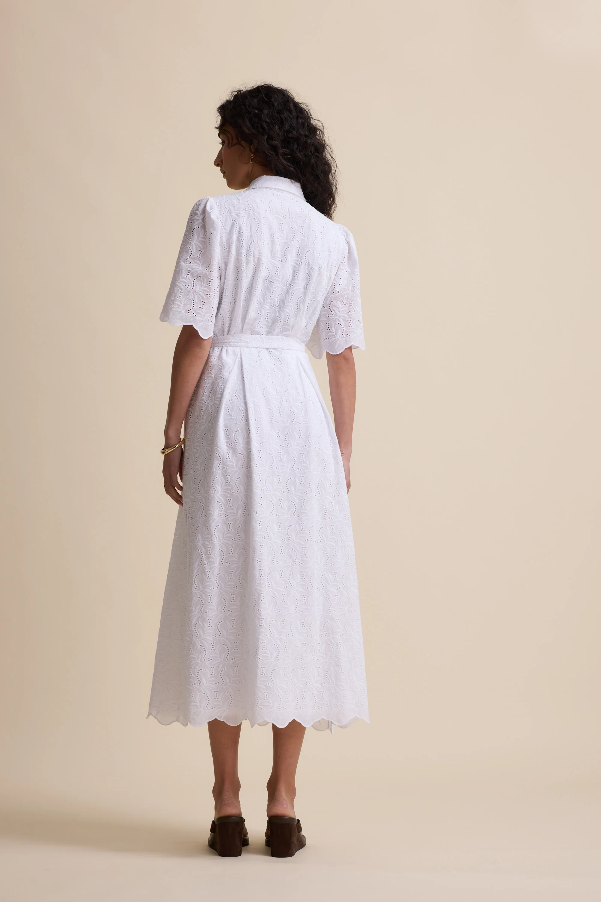 The Broderie Shirt Dress - Image 6