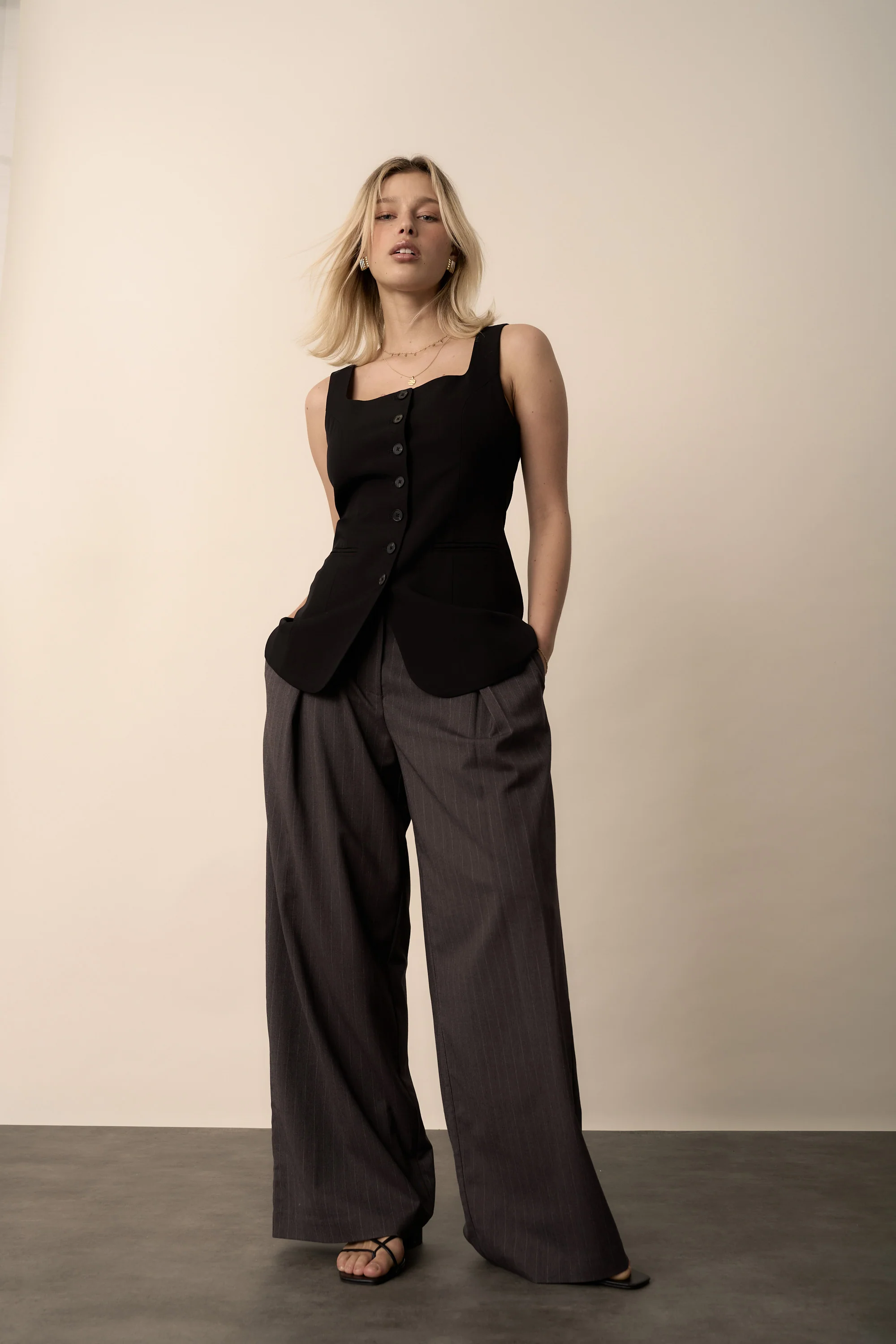 The Button Front Vest - Image 3