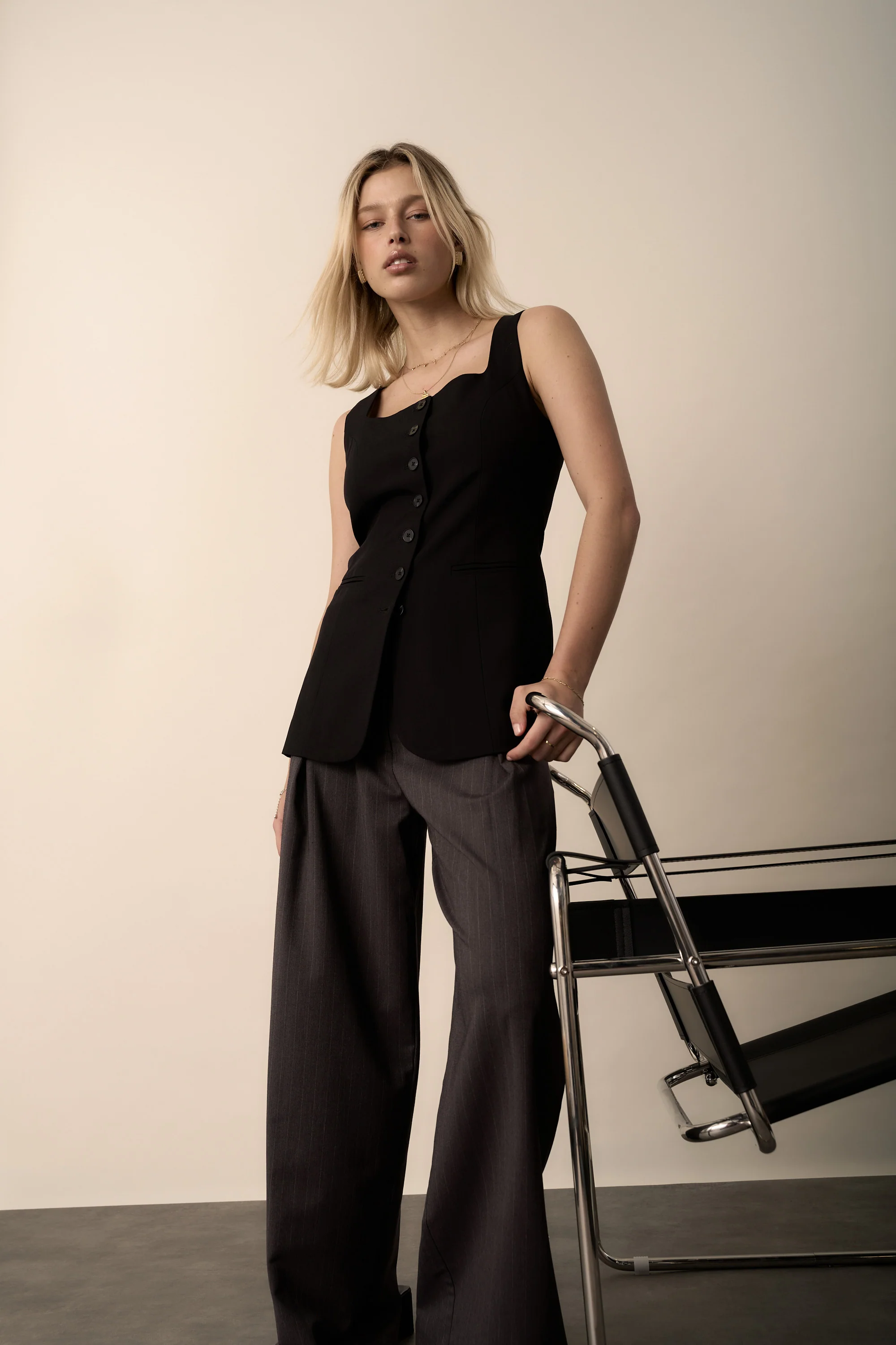 The Button Front Vest - Image 4