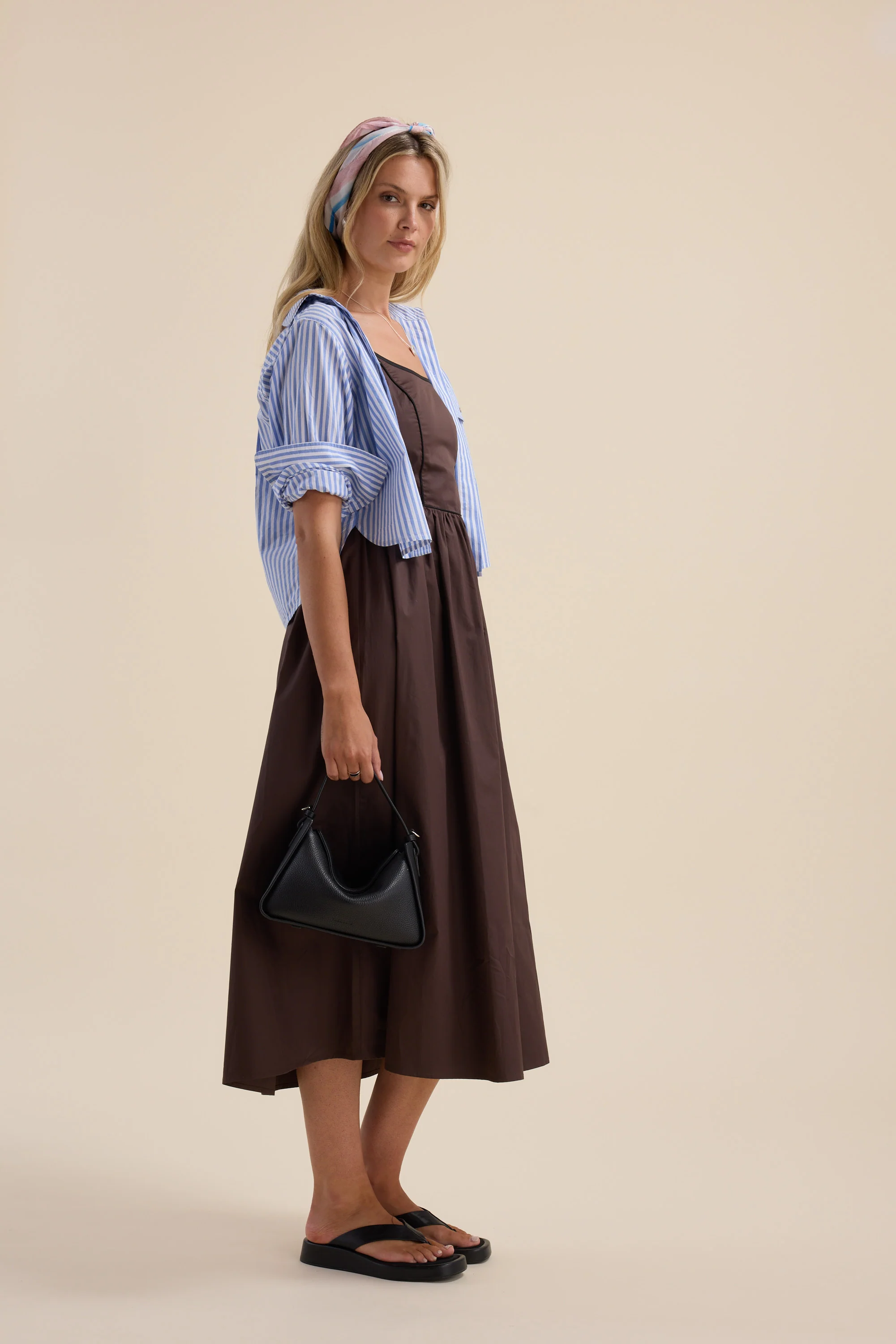 The Contrast Detail Dress - Image 3