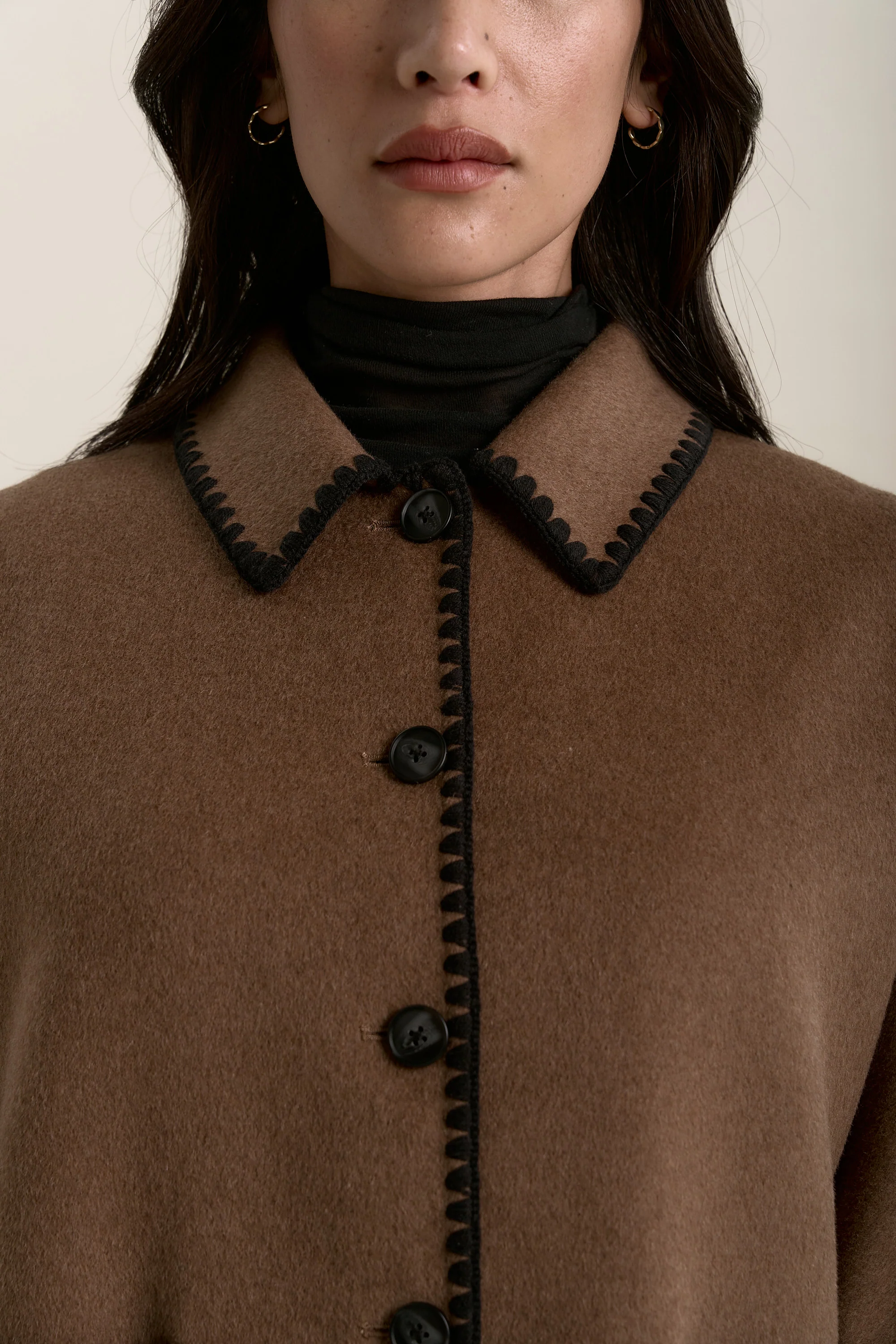 The Contrast Stitch Coat - Image 4