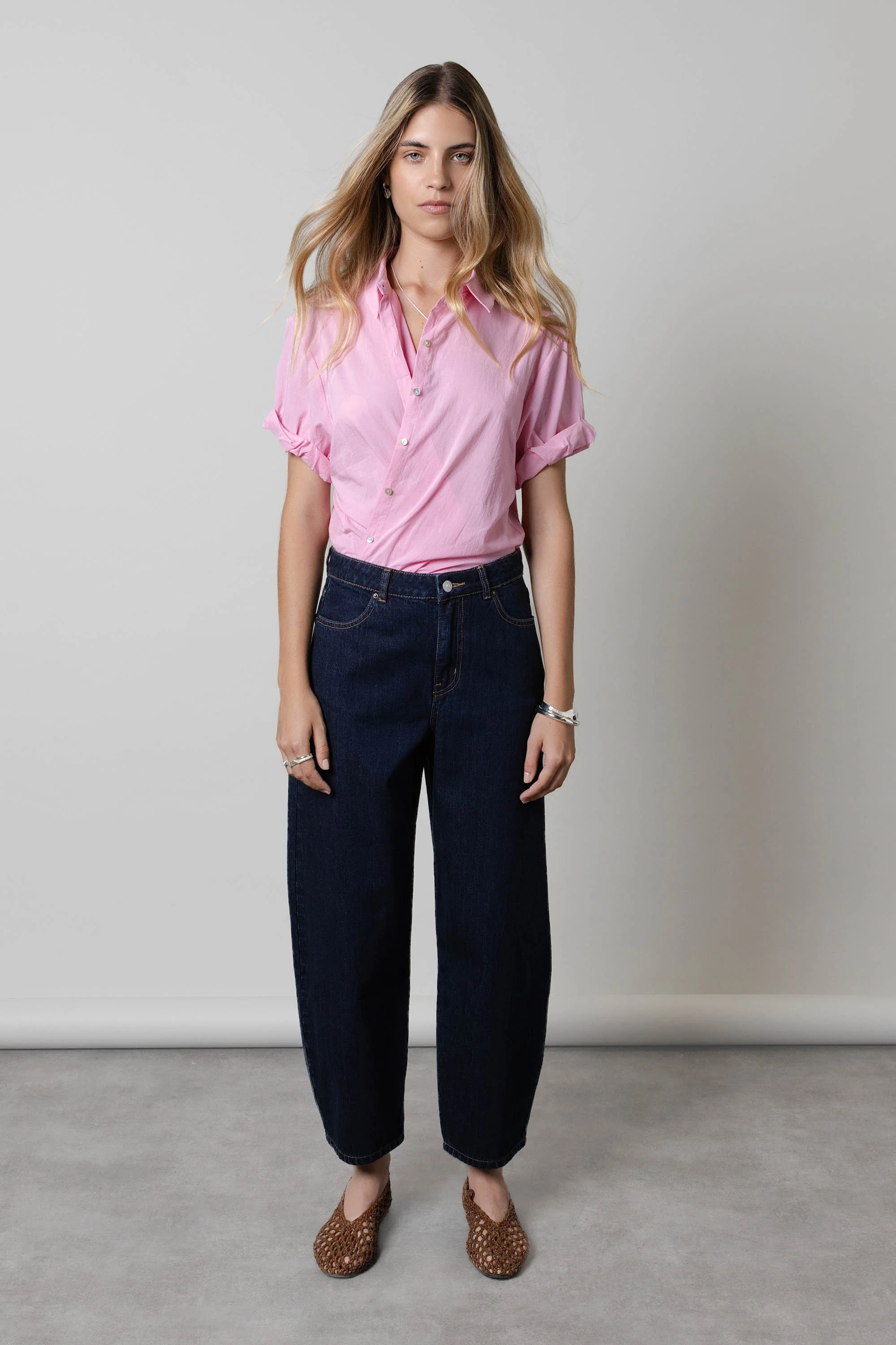The Cropped Barrel Leg Jeans - Image 3