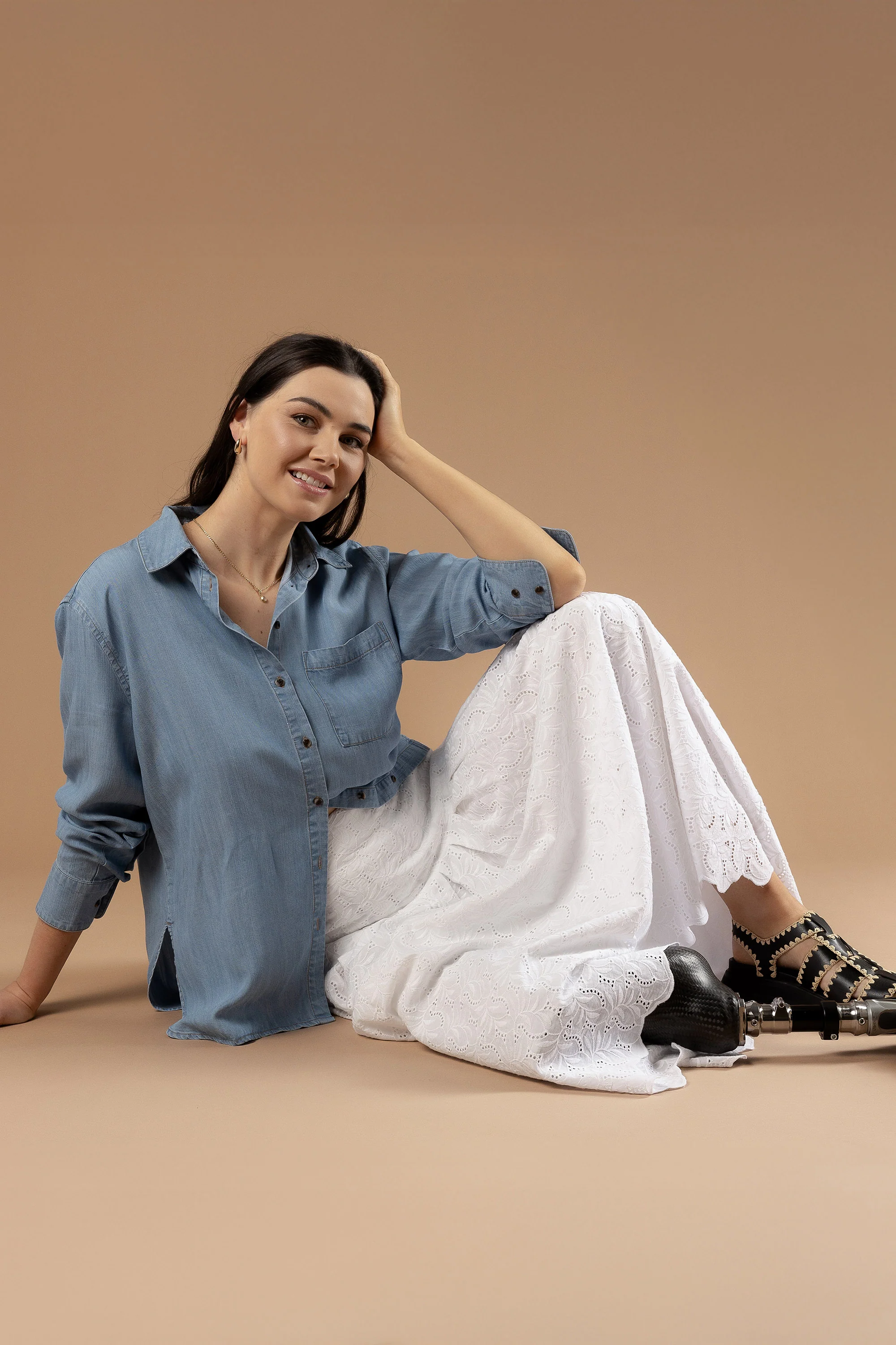 The Drop Waist Broderie Skirt - Image 2