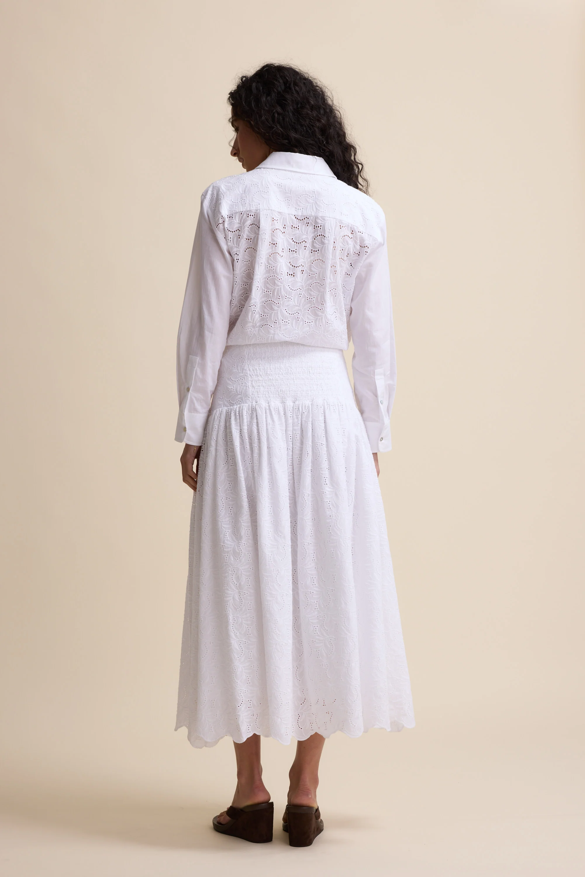 The Drop Waist Broderie Skirt - Image 8