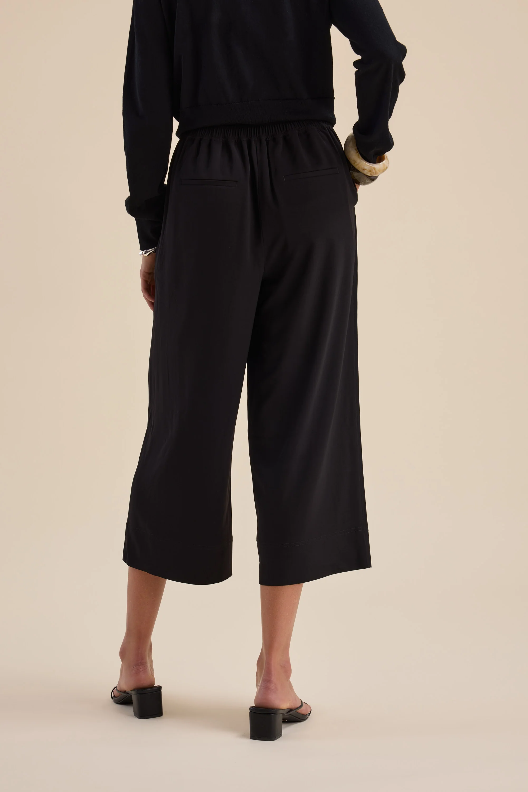 The Easy Care Wide Leg Crop Pants - Image 6