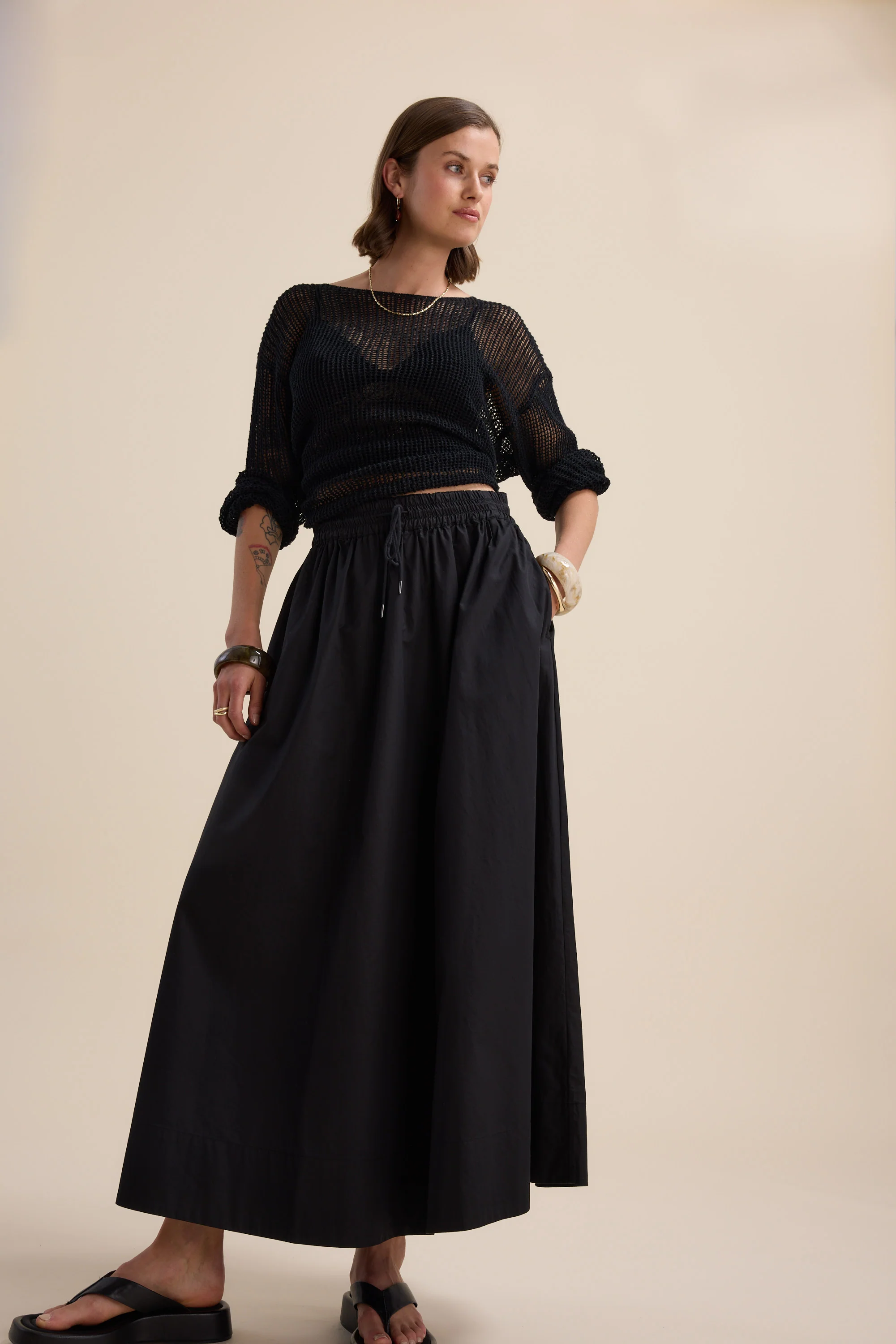 The Everyday Poplin Skirt - Image 4