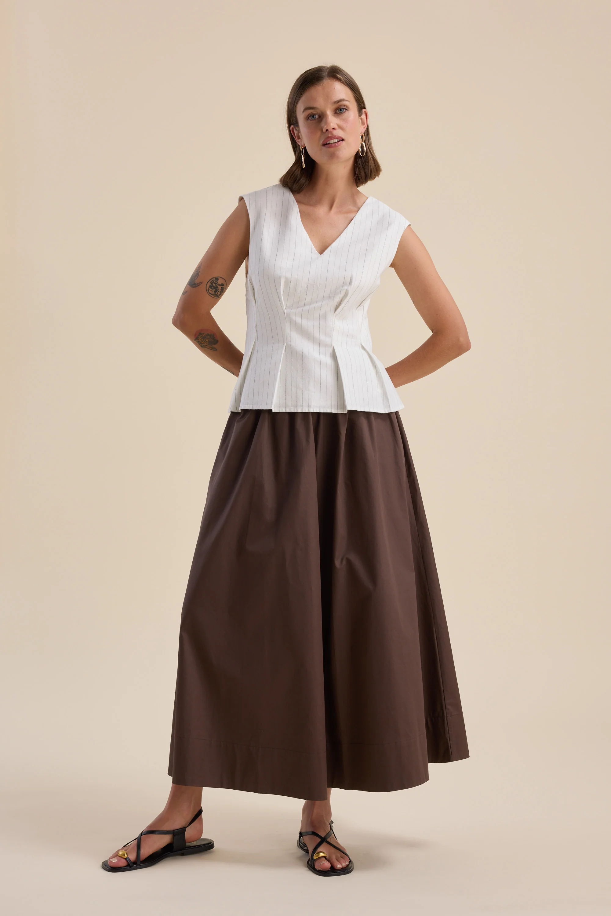 The Everyday Poplin Skirt - Image 3