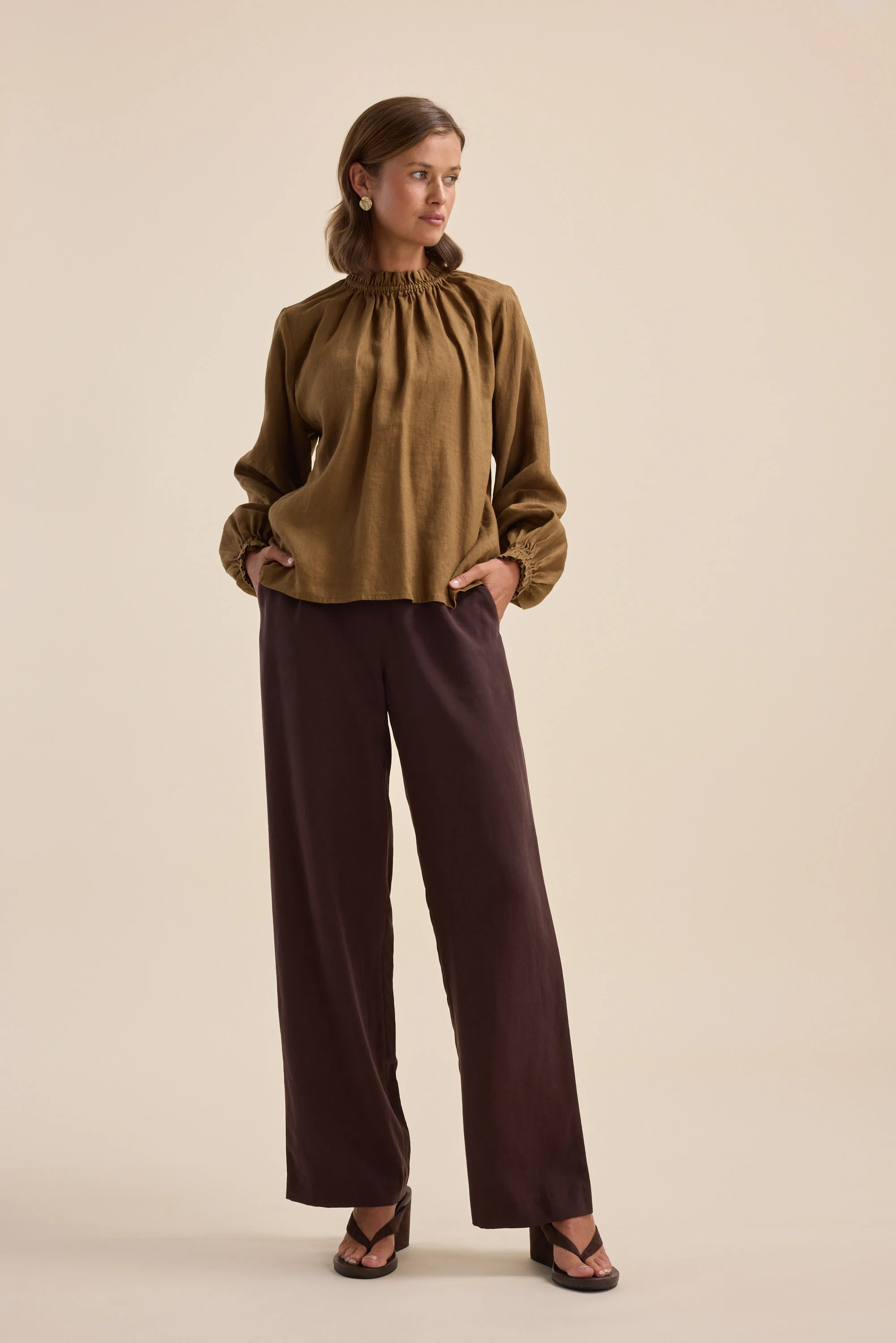 The Frill Detail Long Sleeve Blouse - Image 5
