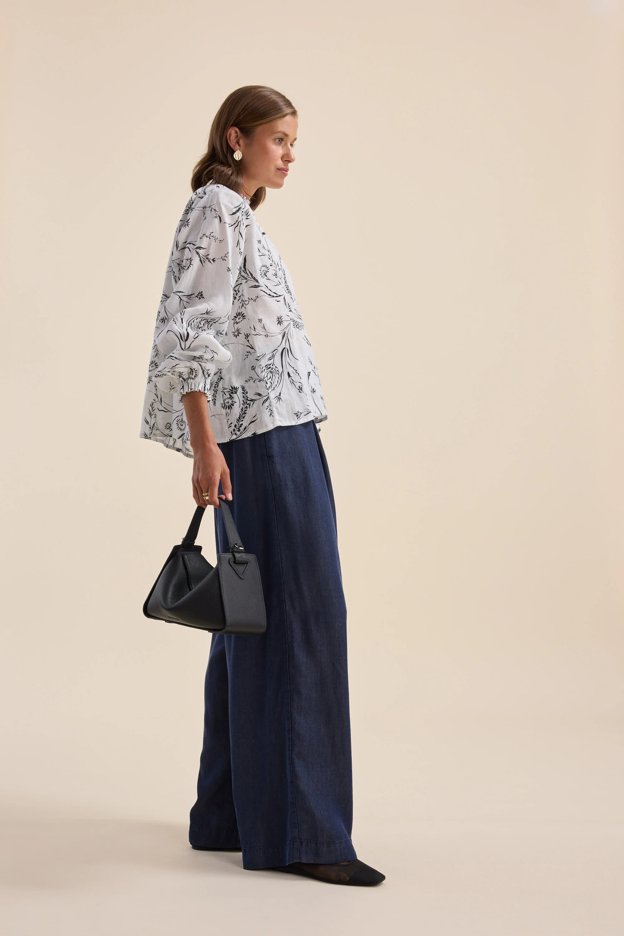 The Frill Detail Long Sleeve Blouse - Image 5