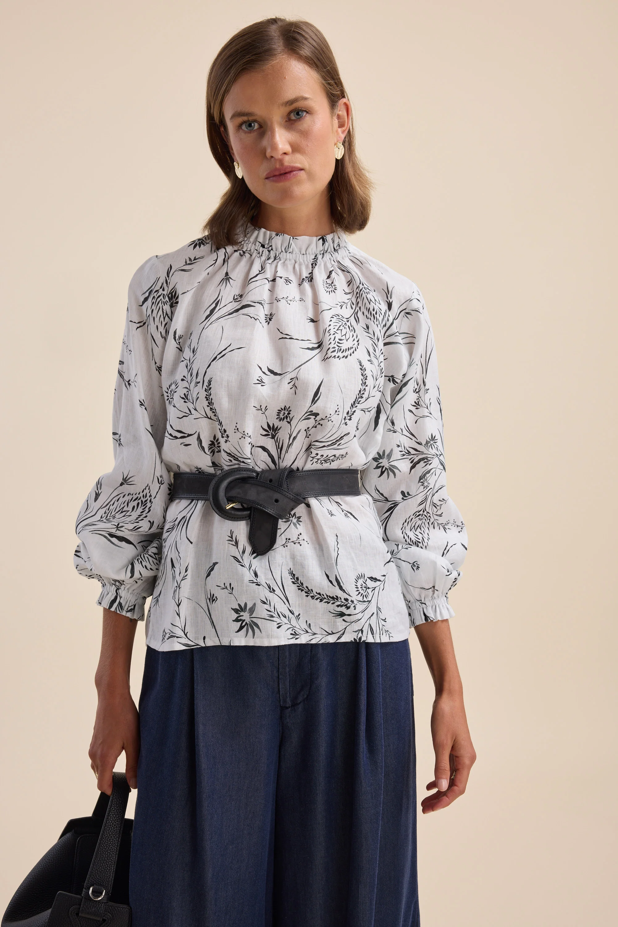 The Frill Detail Long Sleeve Blouse - Image 6