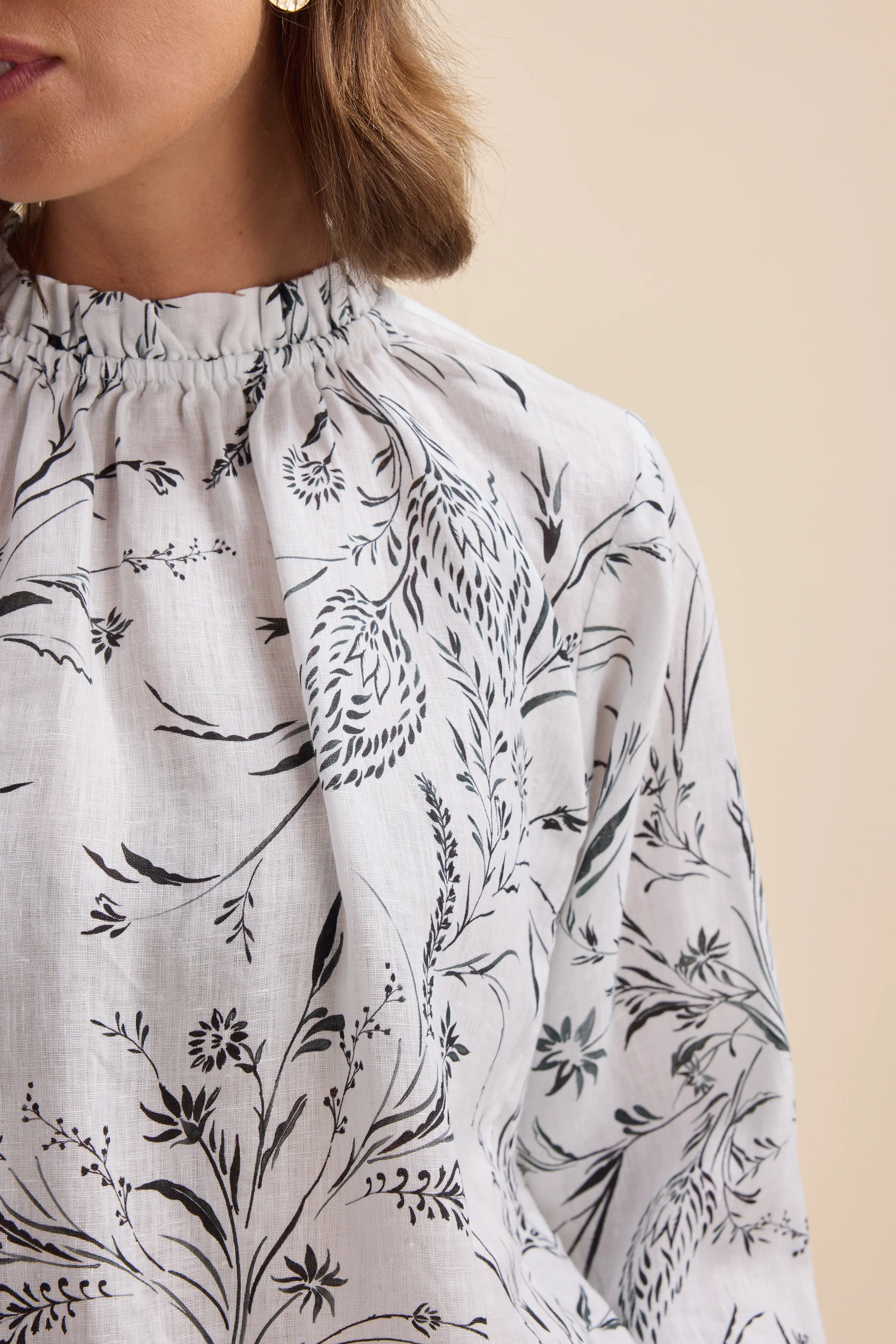 The Frill Detail Long Sleeve Blouse - Image 7