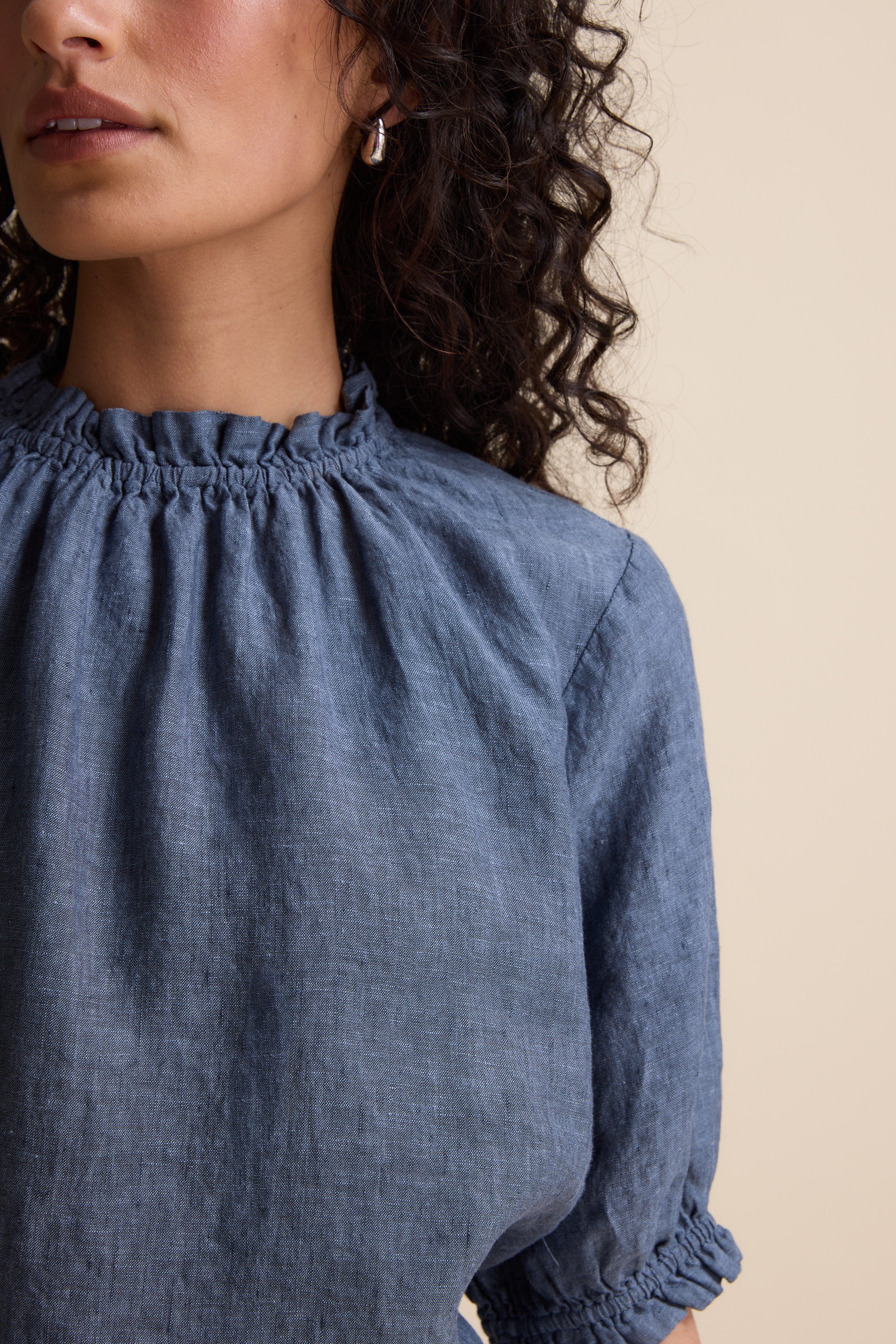 The Frill Detail Short Sleeve Blouse - Image 5