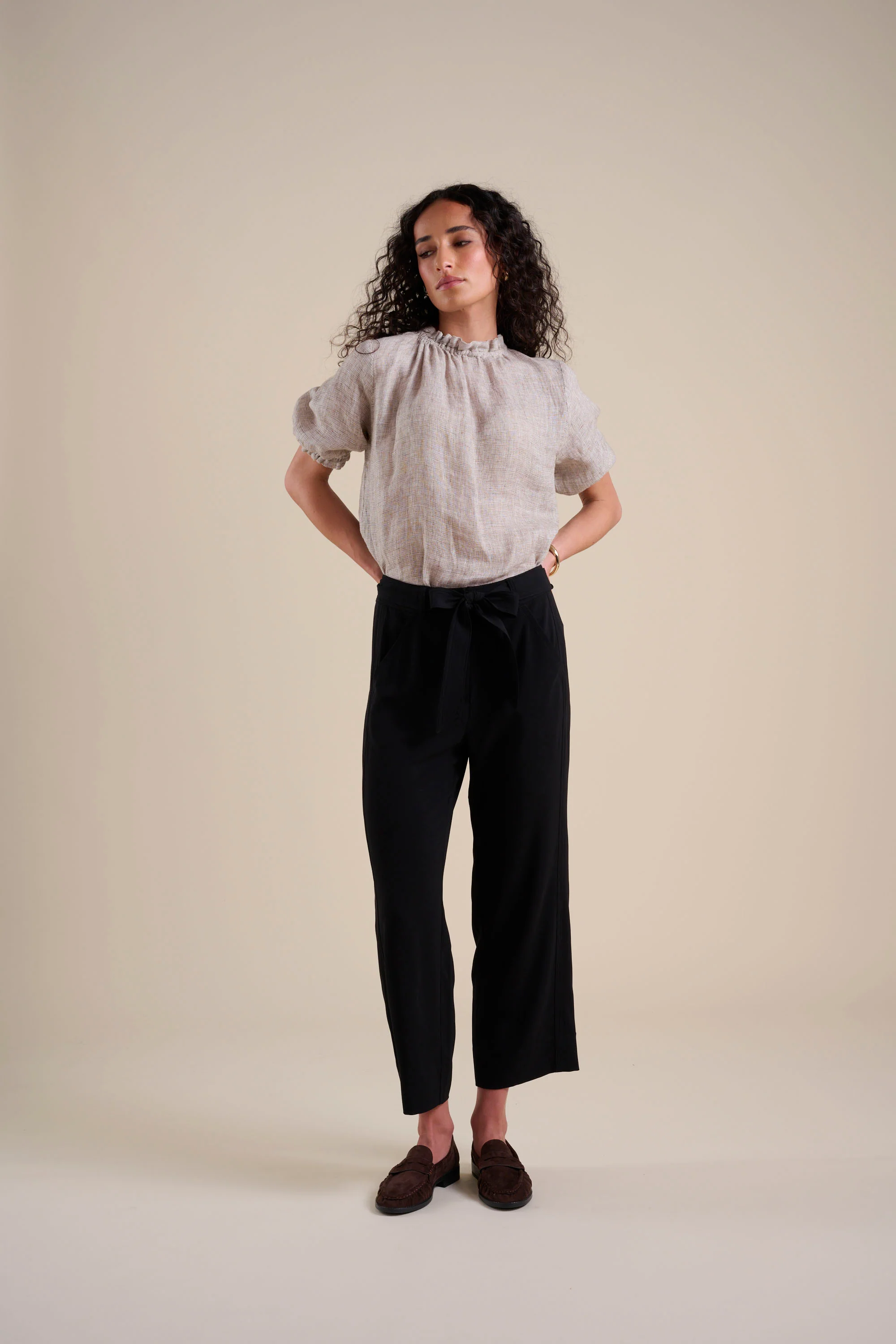 The Frill Detail Short Sleeve Blouse - Image 3
