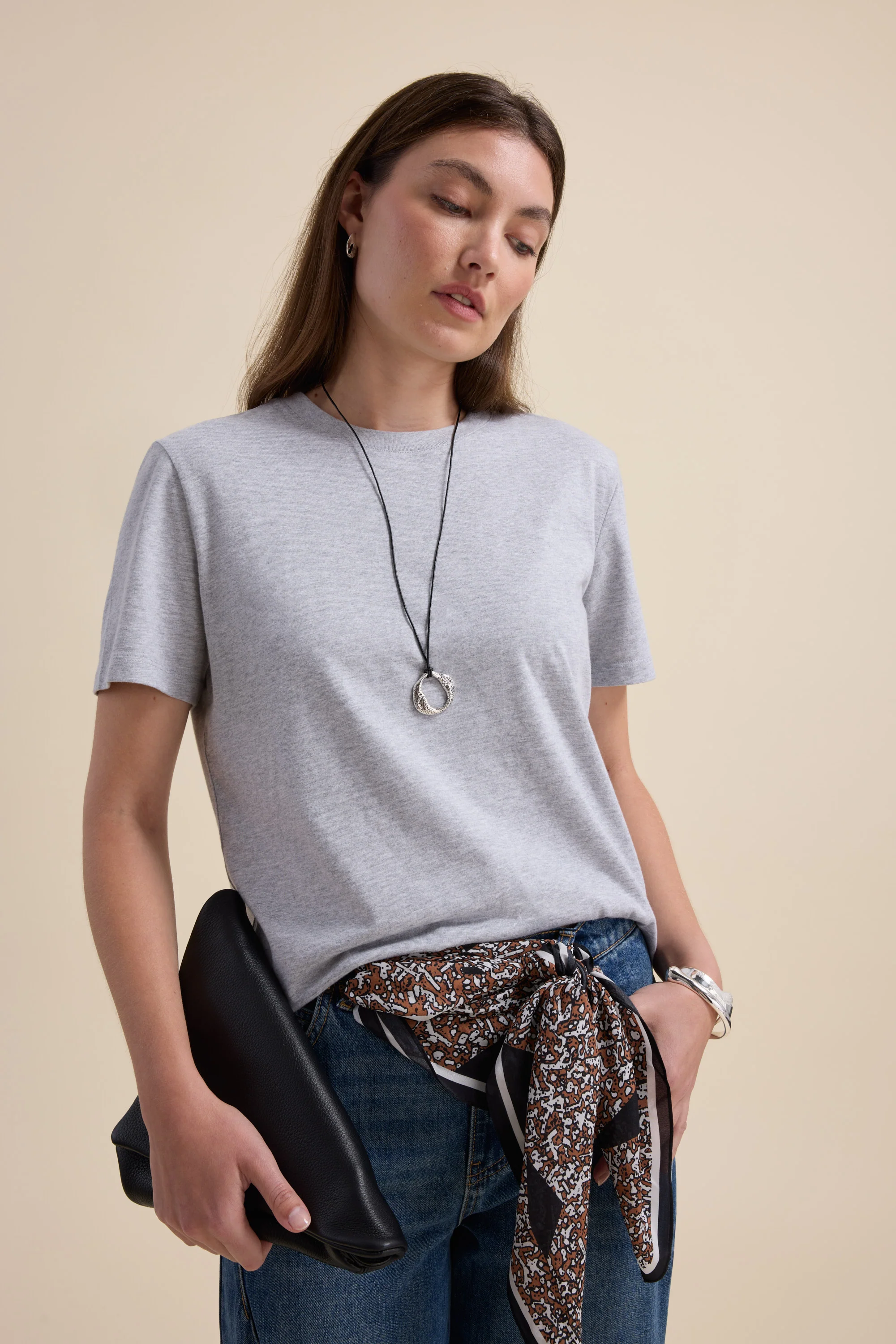 The Good Earth Cotton Crew Tee - Image 4