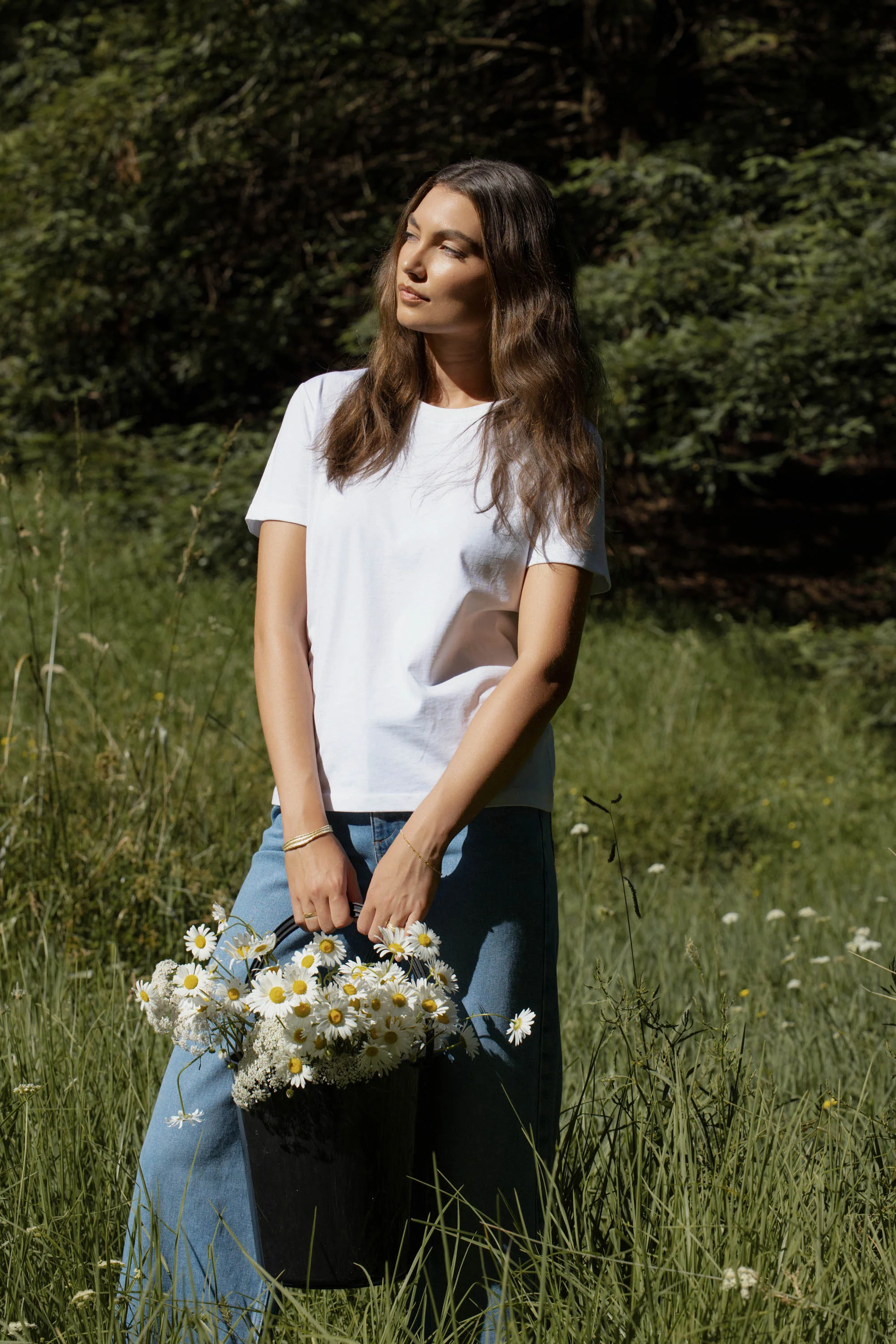 The Good Earth Cotton Crew Tee - Image 2
