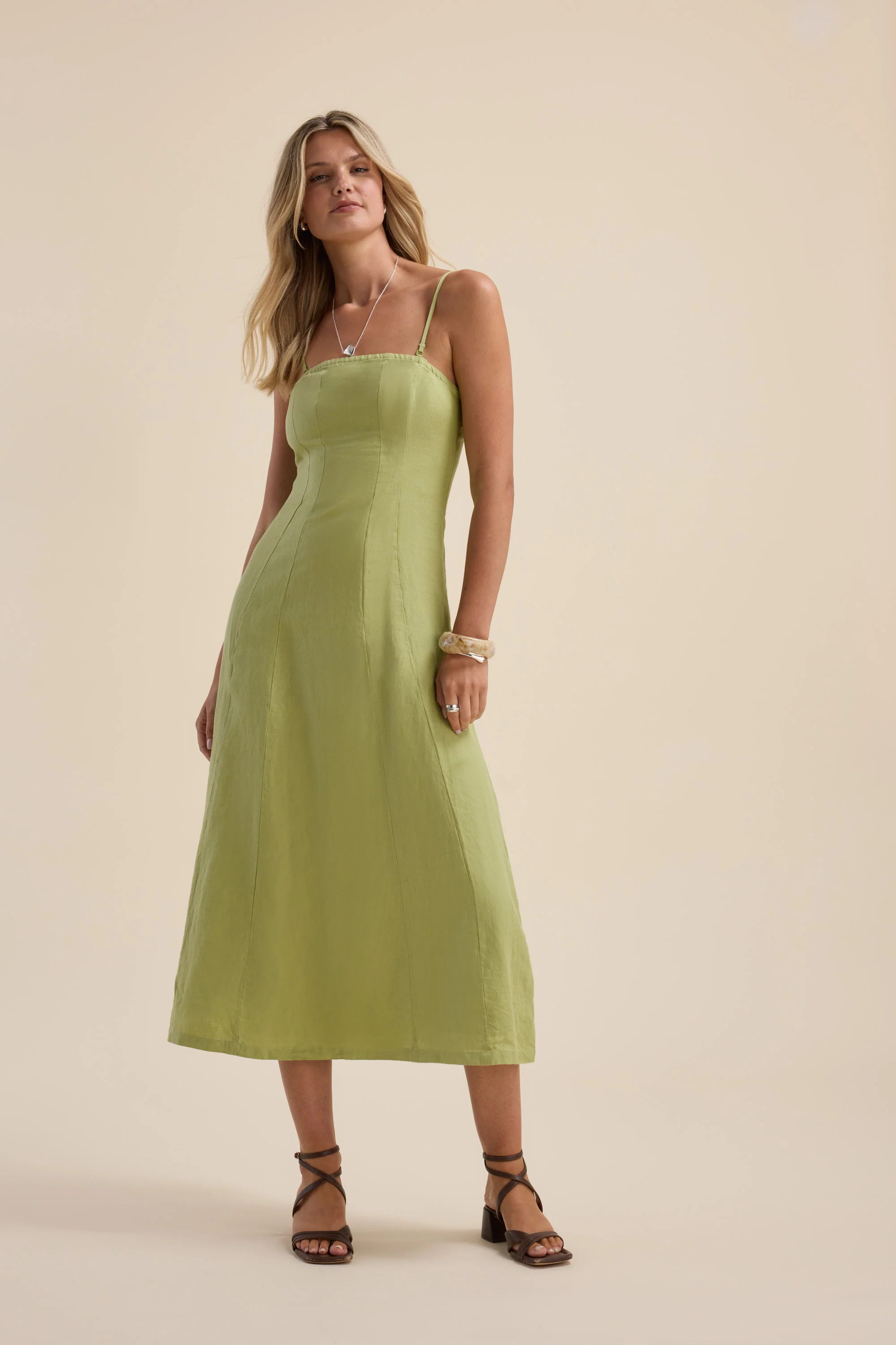 The Linen Studio Strapless Dress - Image 3