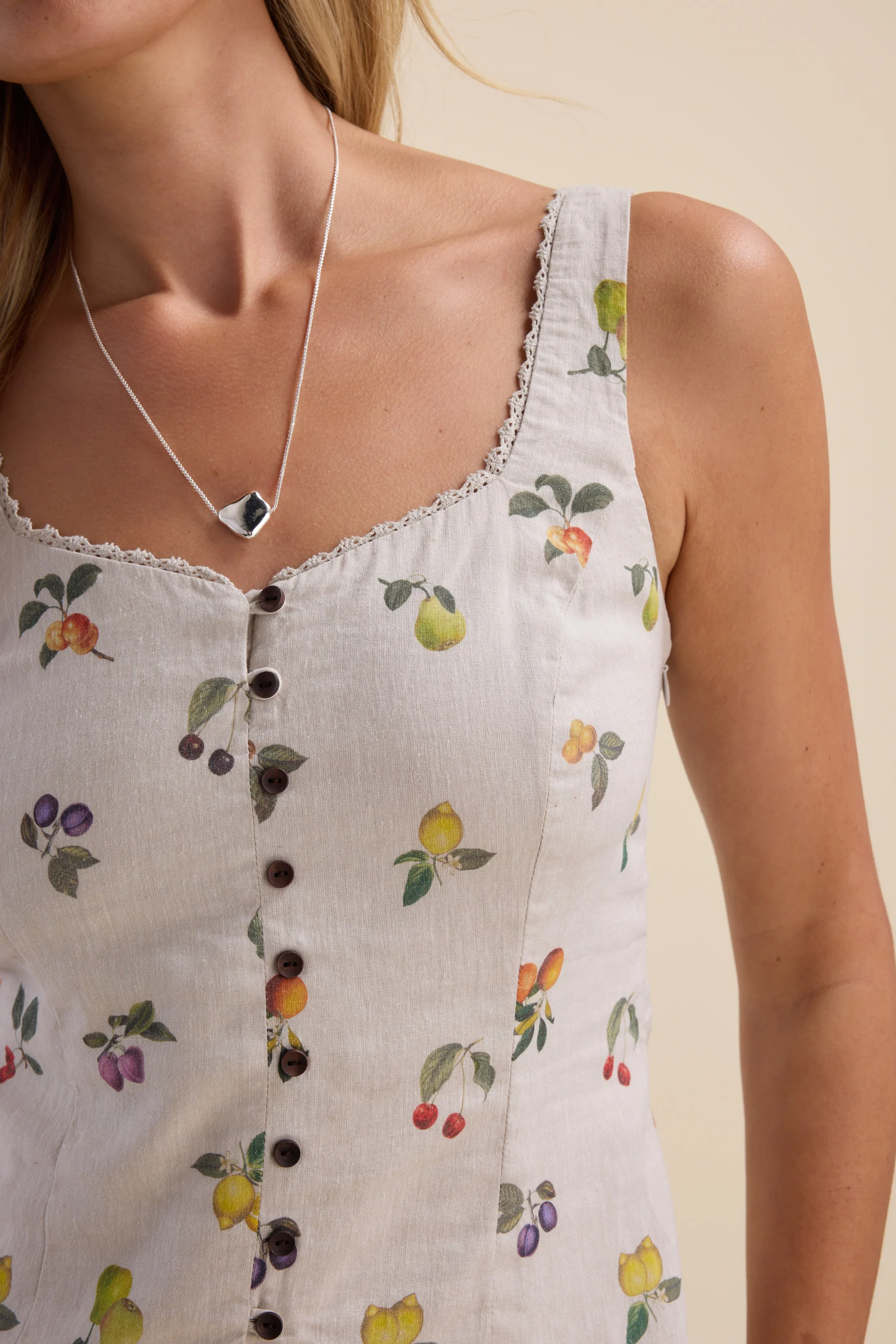 The Linen Studio Trim Detail Top - Image 7