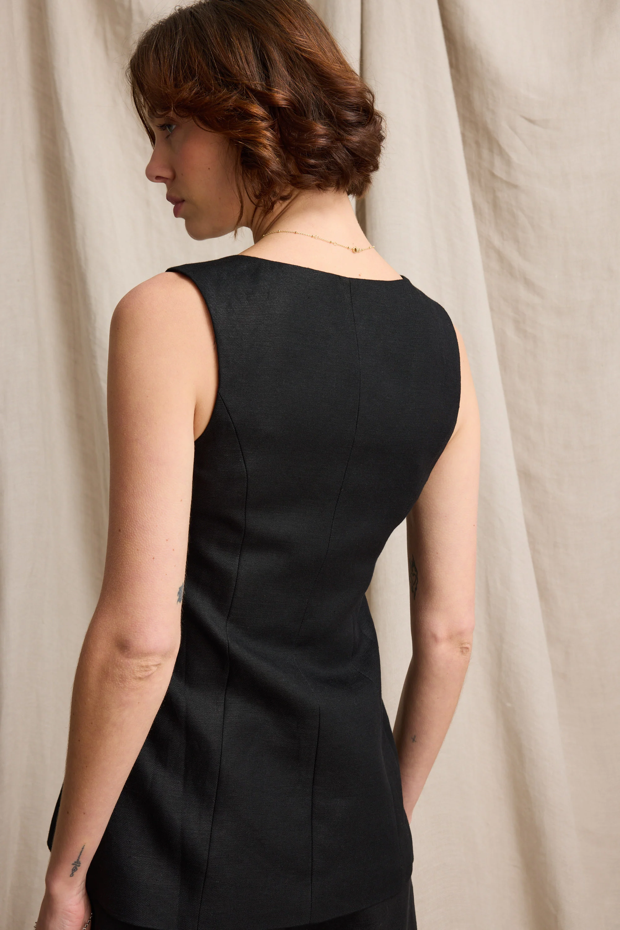 The Linen Studio Vest - Image 6