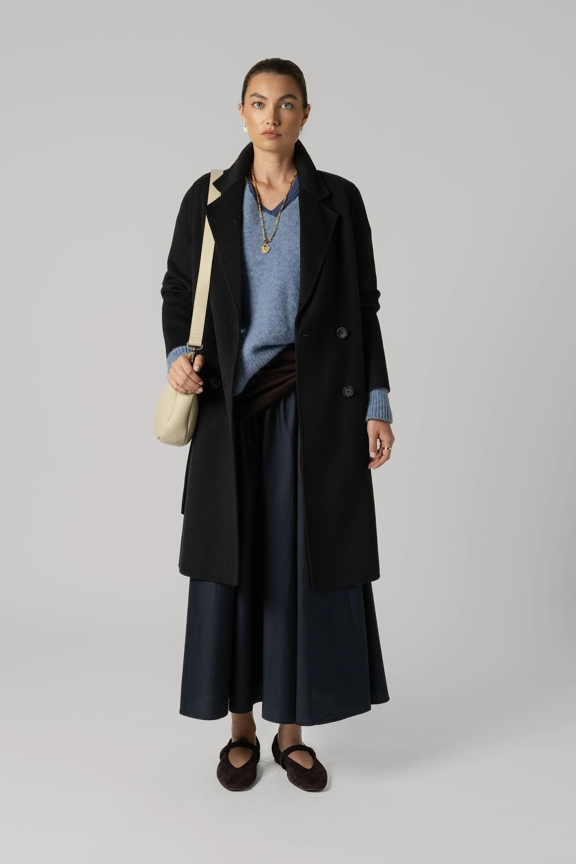The Luxe Whisper Relaxed V Neck Sweater - Image 6