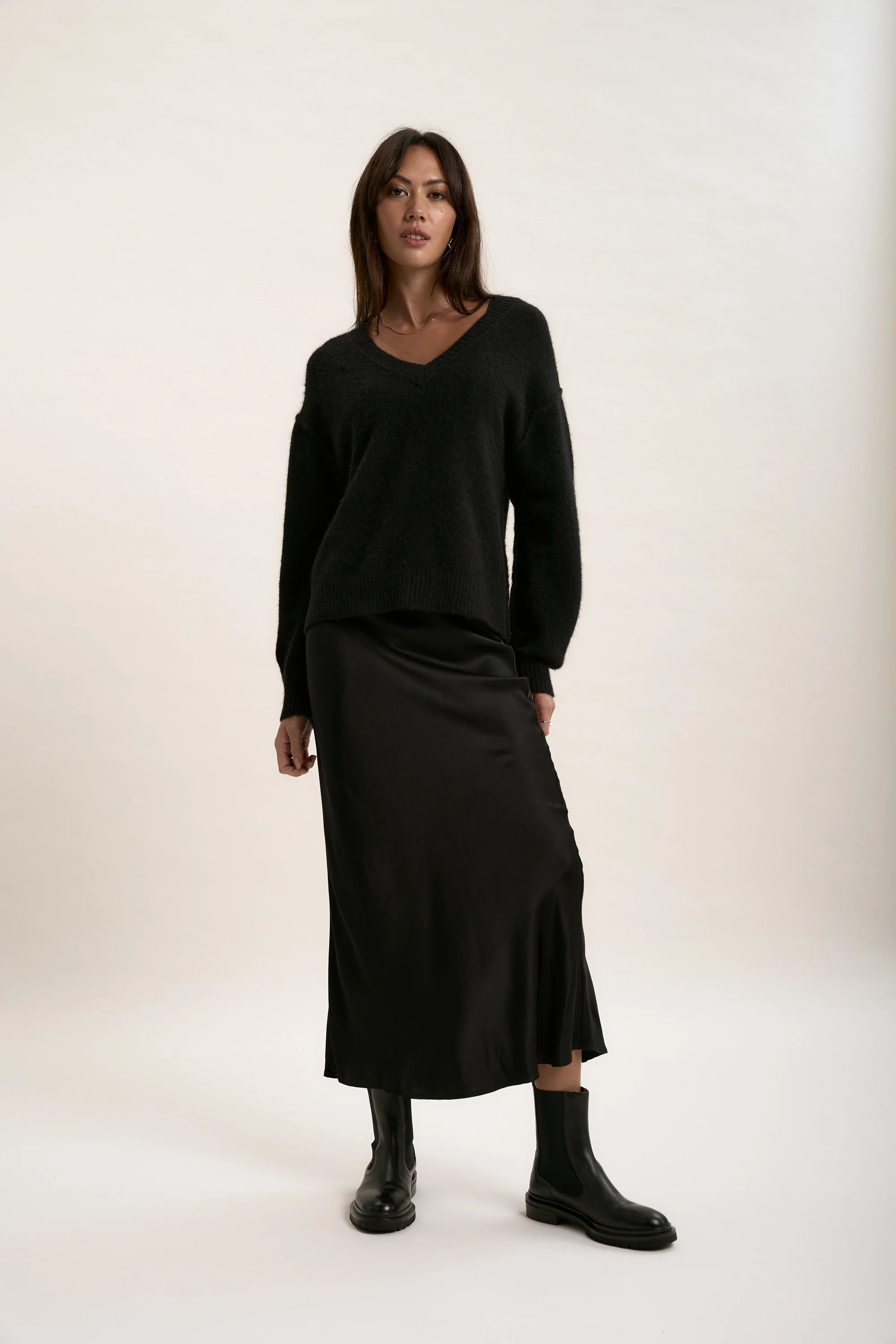 The Luxe Whisper V Neck Sweater - Image 3