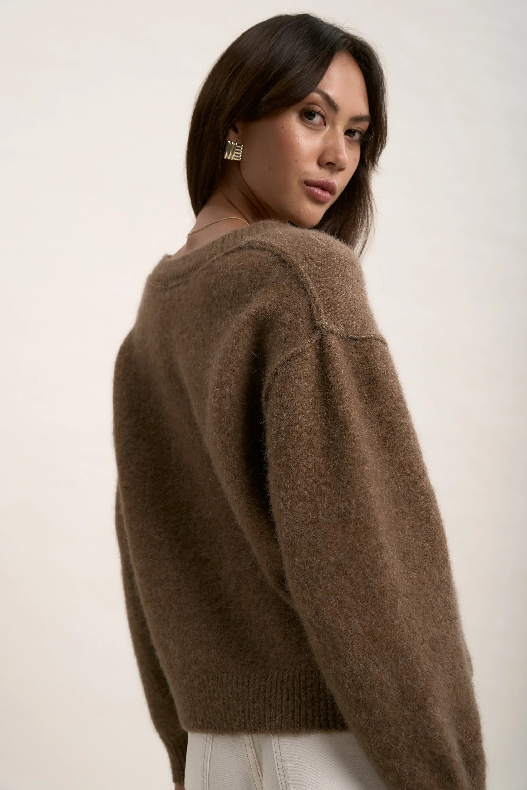 The Luxe Whisper V Neck Sweater - Image 5